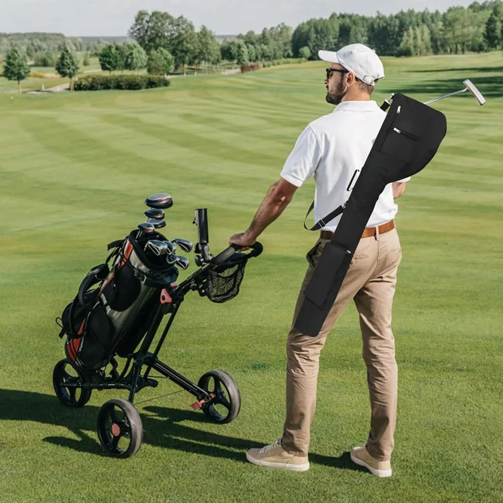 Borsa da golf portatile in nylon impermeabile pieghevole per donna uomo