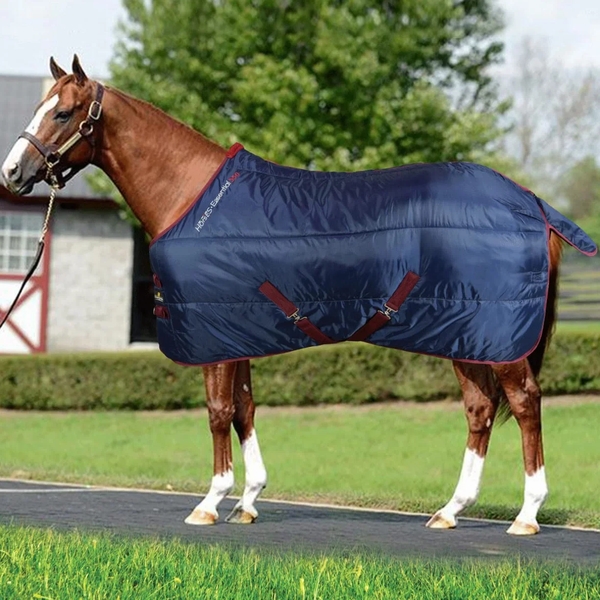 Horses Coperta Box Essential 350gr, Ottima Fattura, Utile per Proteggere Il Cavallo dagli Sbalzi di Temperatura, dalla Pioggia e dagli Insetti