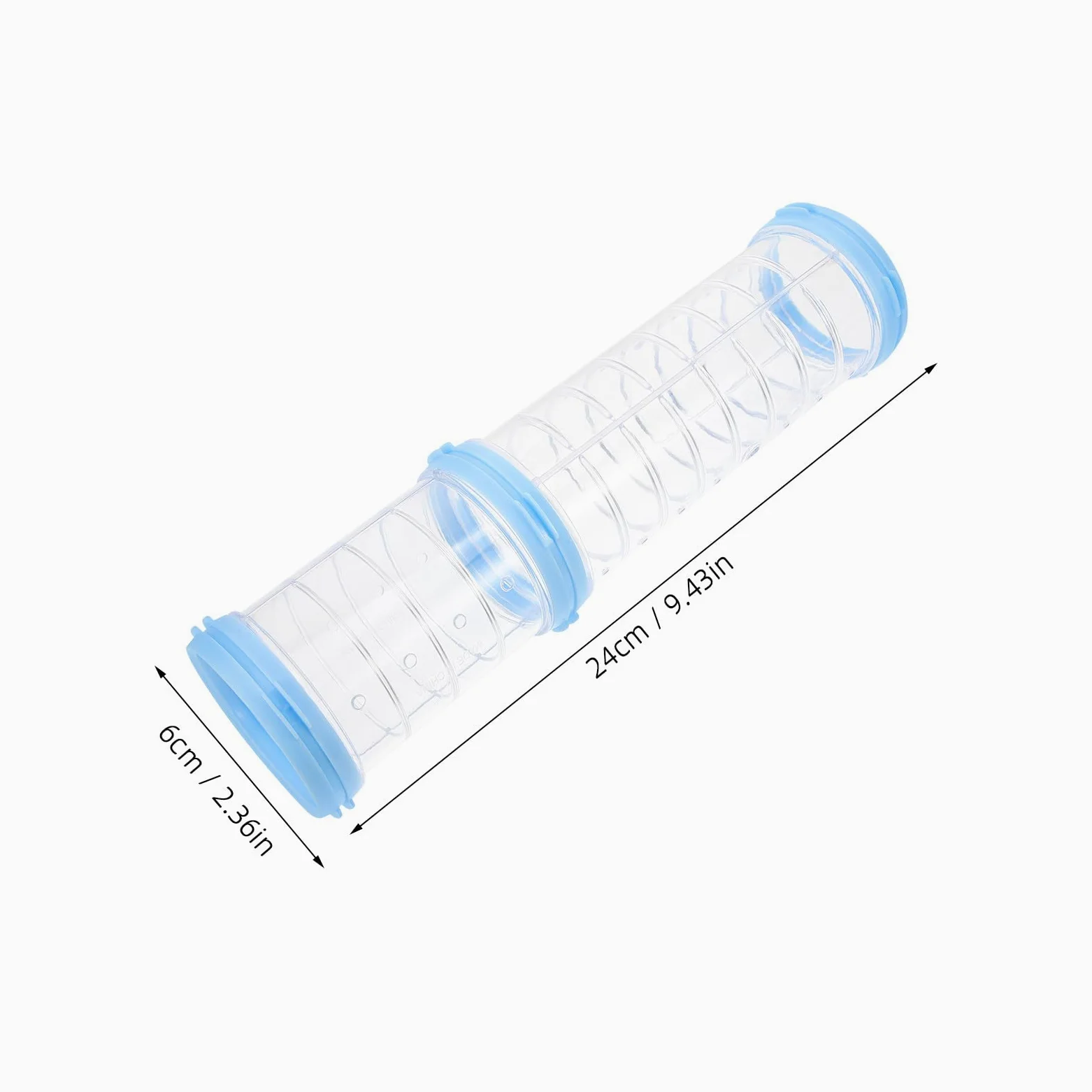Tubi e Tunnel per Criceto Collegabili, Kit Fai da Te, 2 Set | Plastica, per Gabbia e Area Gioco, Ampliamento Habitat, Adatto a Porcellini D'india e Ricci