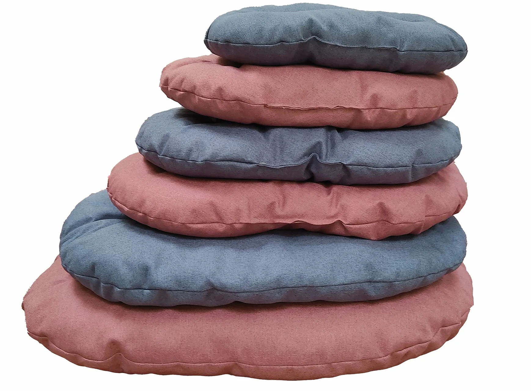 Croci Hydro - Cuscino per cane Ovale, Impermeabile Idrorepellente, Tessuto Lavabile facile da pulire, Blu, 61x40 cm