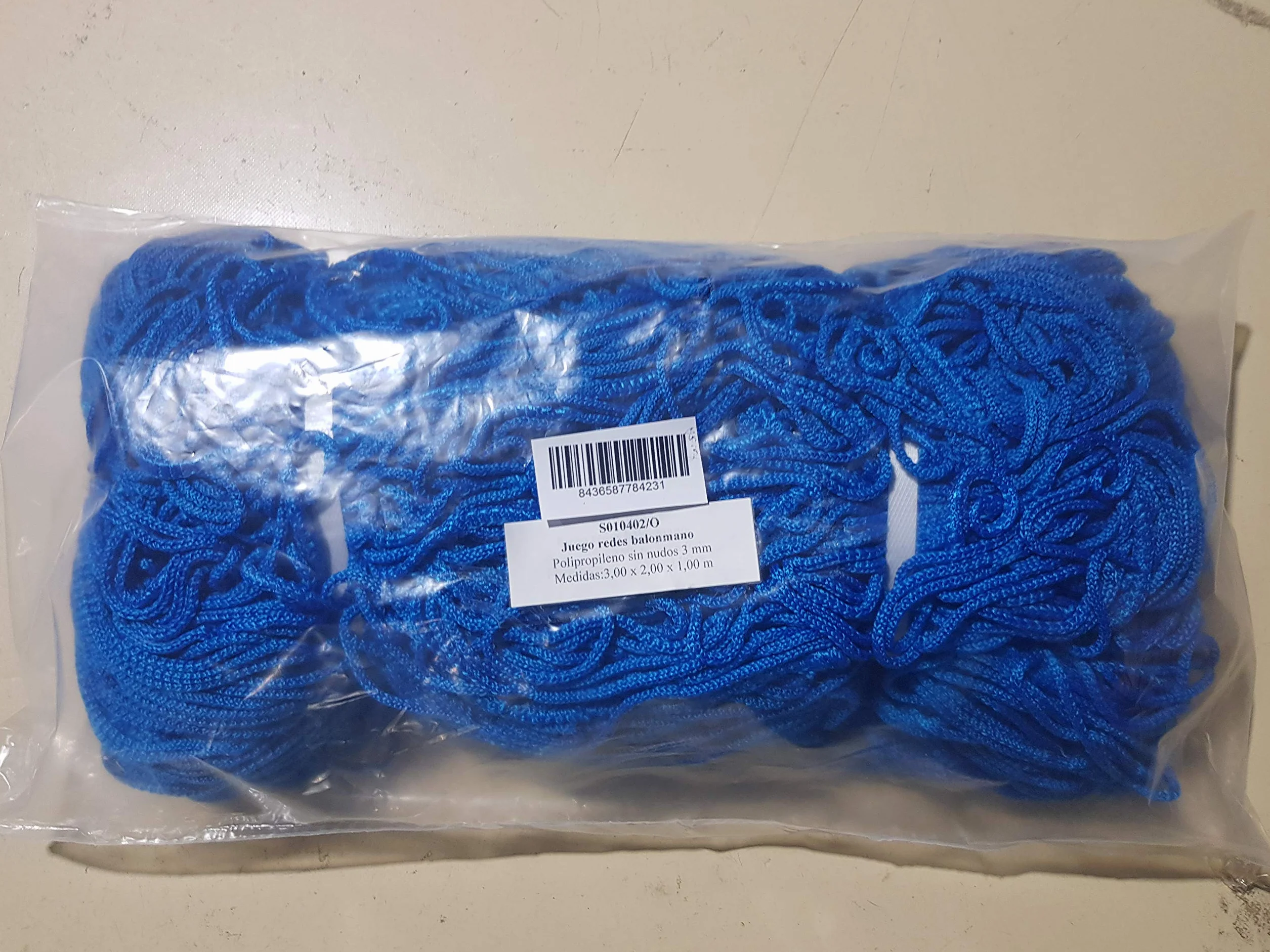 Coppia di Reti per Porte Calcetto e Porta Pallamano. Colori Nero, Verde, Blu o Rosso. Regolamentari. qualità Professionale.