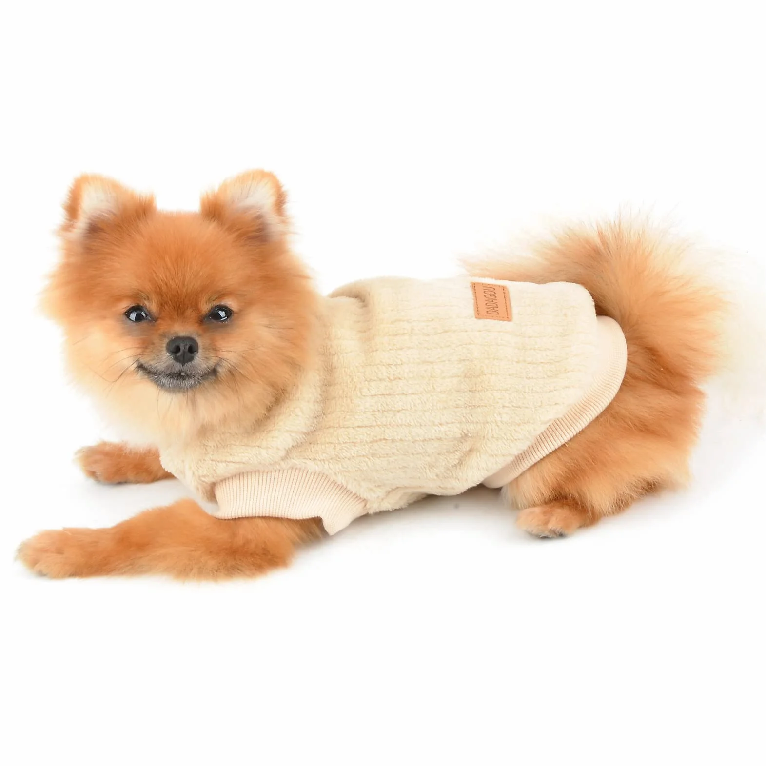 Pet a coste in pile maglioni pullover felpa per cani di piccola taglia gatto cucciolo Yorkie Chihuahua caldo inverno vestiti