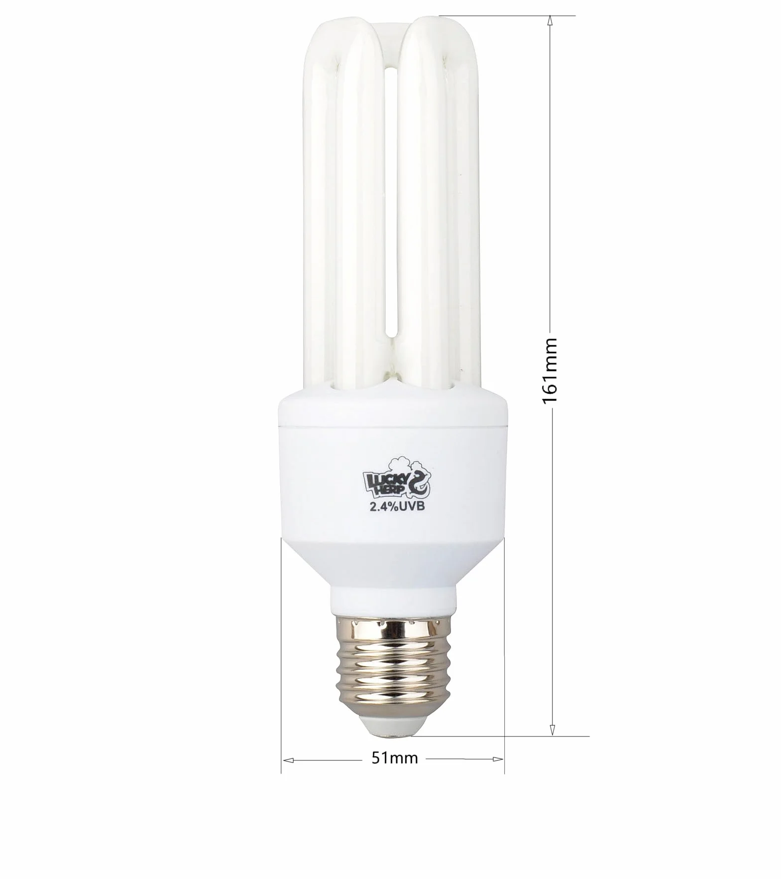 Lucky Herp Lampada compatta per uccelli 20W E27 2,4% UVB