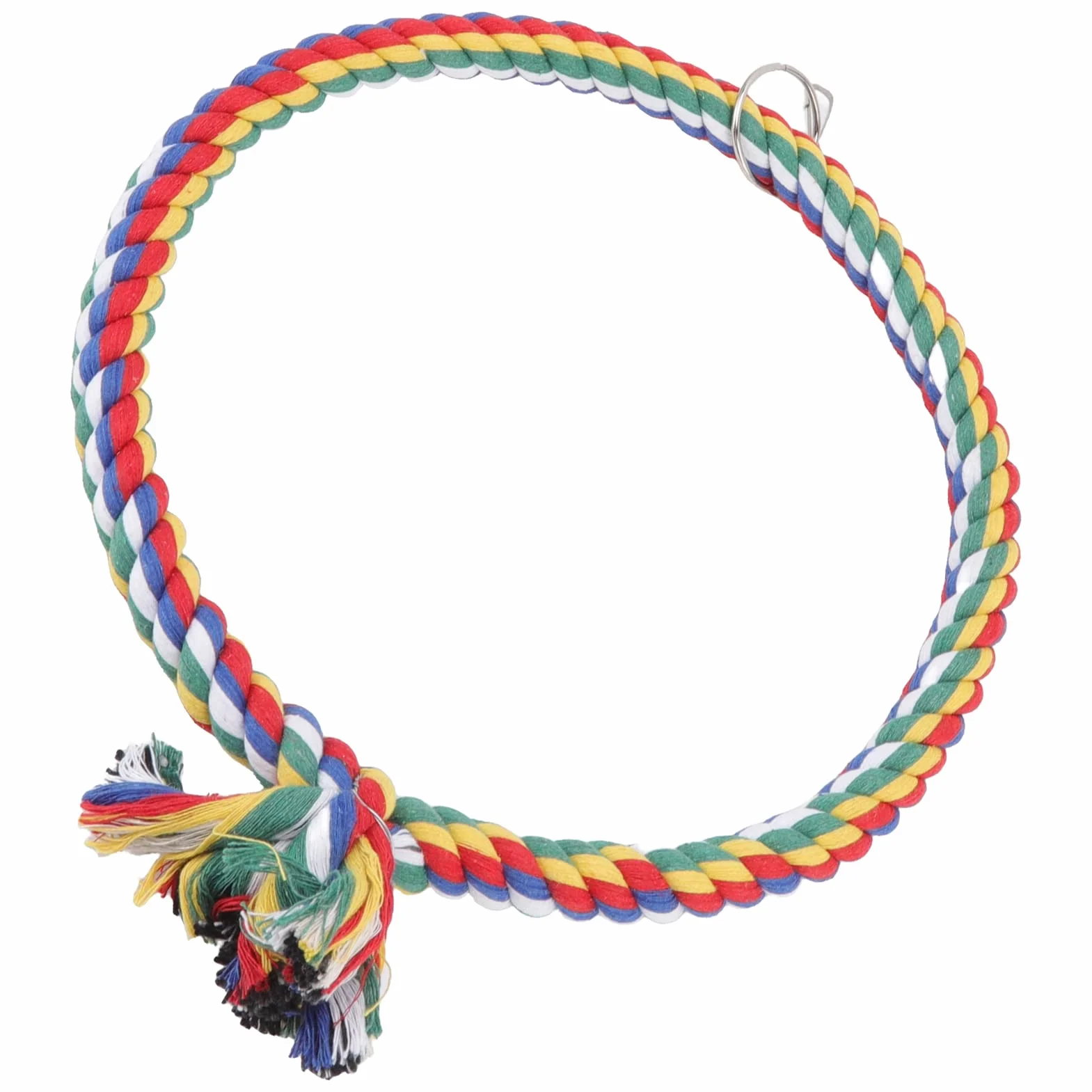 Altalena per Pappagalli con Corda di Cotone - Cerchio da Arrampicata per Uccelli - Misure Piccole e Grandi