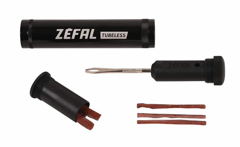 ZEFAL Kit di Riparazione tubeless con Clip di Montaggio, puntura Unisex, Nero, Universale
