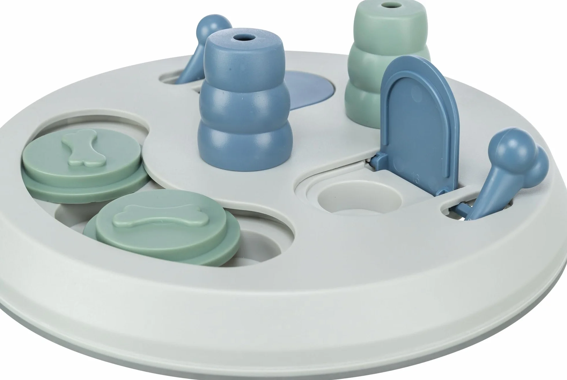 TRIXIE Dog Activity Flip Board – giocattolo intelligente interattivo per cani – stimola il problem-solving, l'arricchimento mentale & la curiosità naturale – ø 23 cm