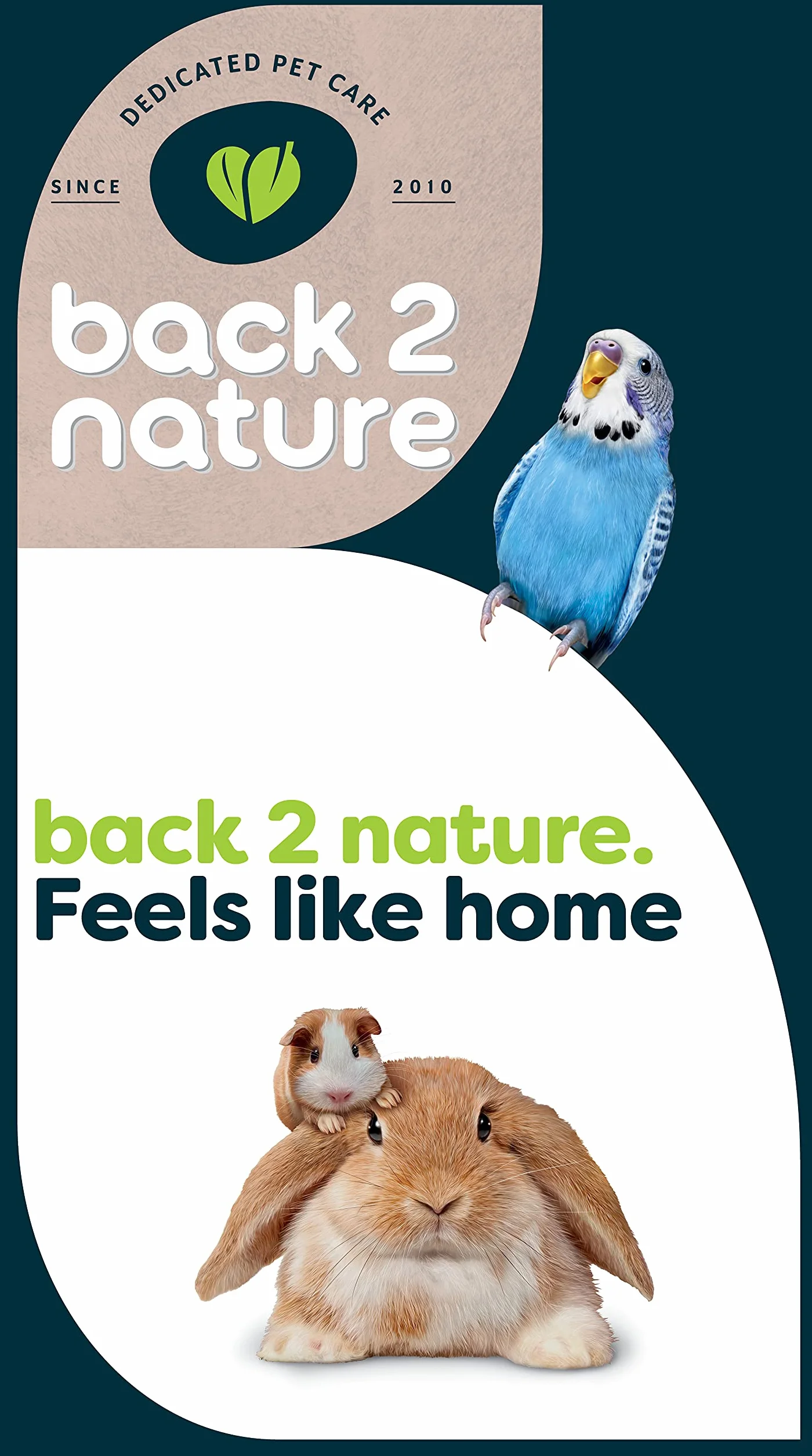 Back 2 Nature Biancheria da Letto per Animali - 30 L