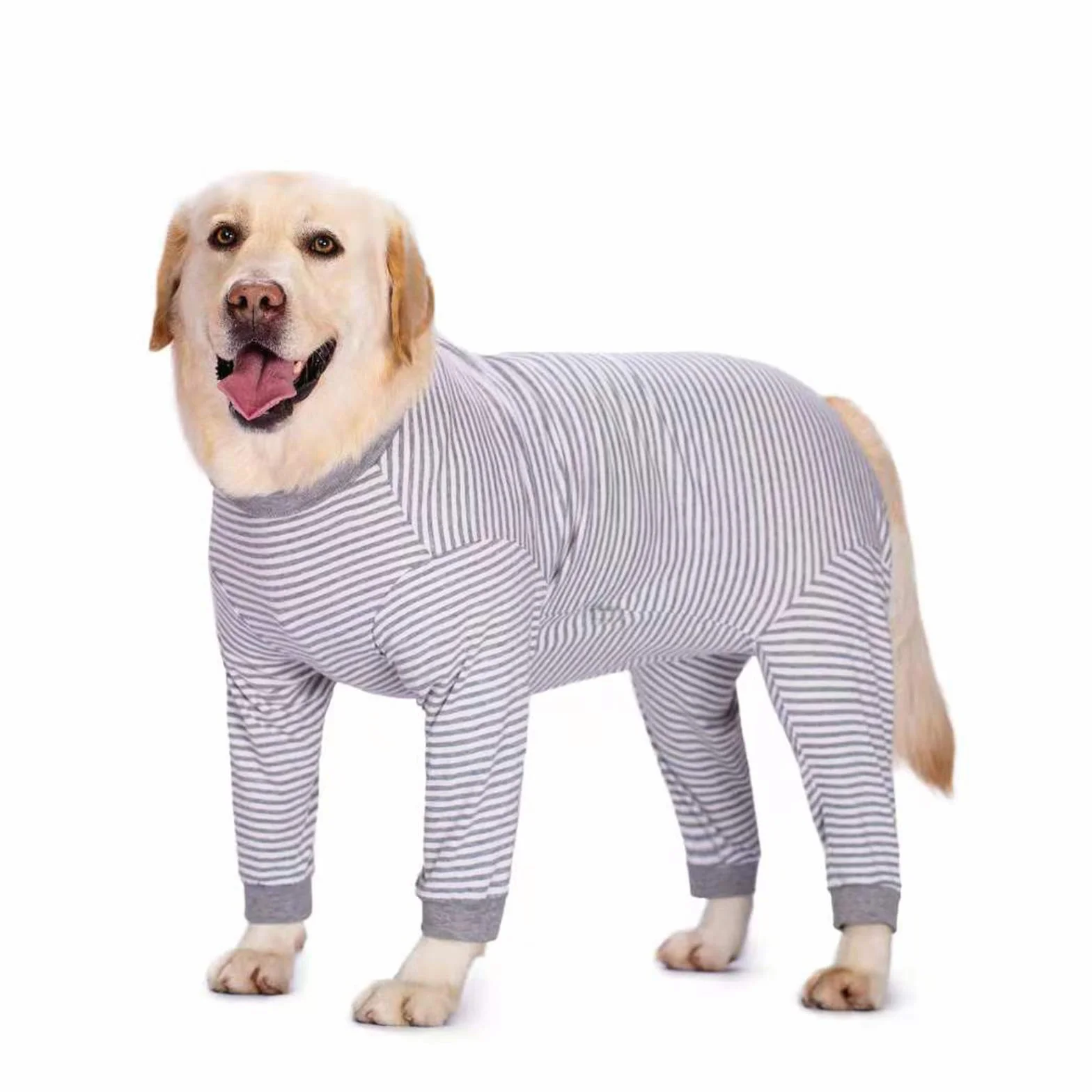 Tutina per Cani di Taglia Grande e Media Anti-Perdita Protezione Ferite 4XL Grigio