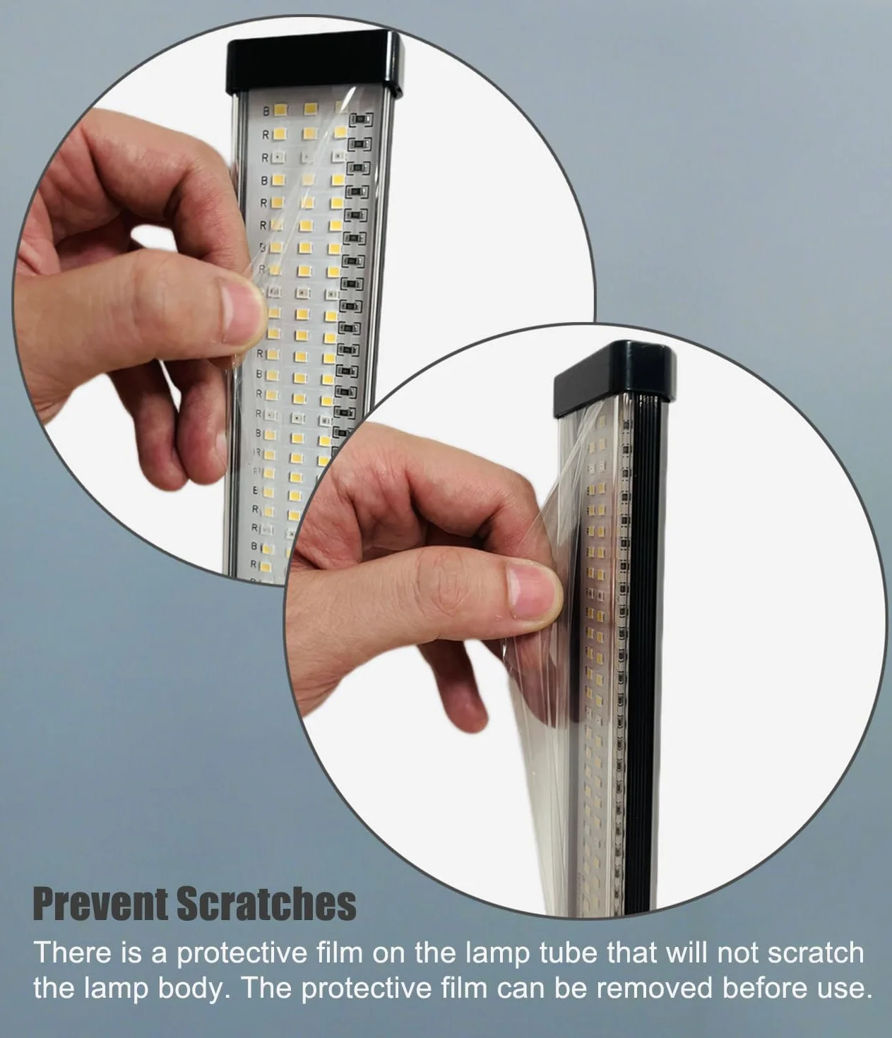 KINGYEENUO Luce a LED a spettro completo, dimmerabile, timer 3/9/12H, 105 perline LED, kit illuminazione per uccelli