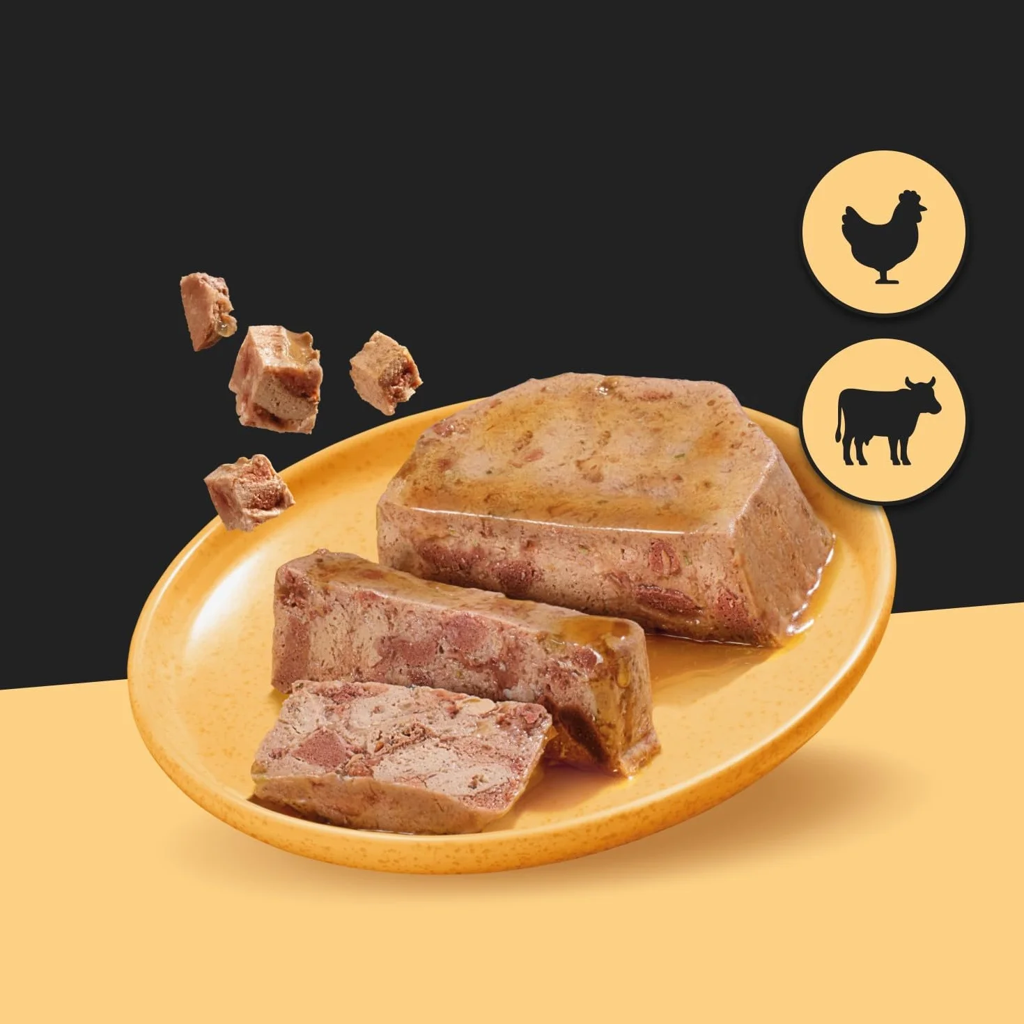 Cesar Ricette Classiche Cibo per Cane con Pollo e Manzo 150 g 14 Vaschette