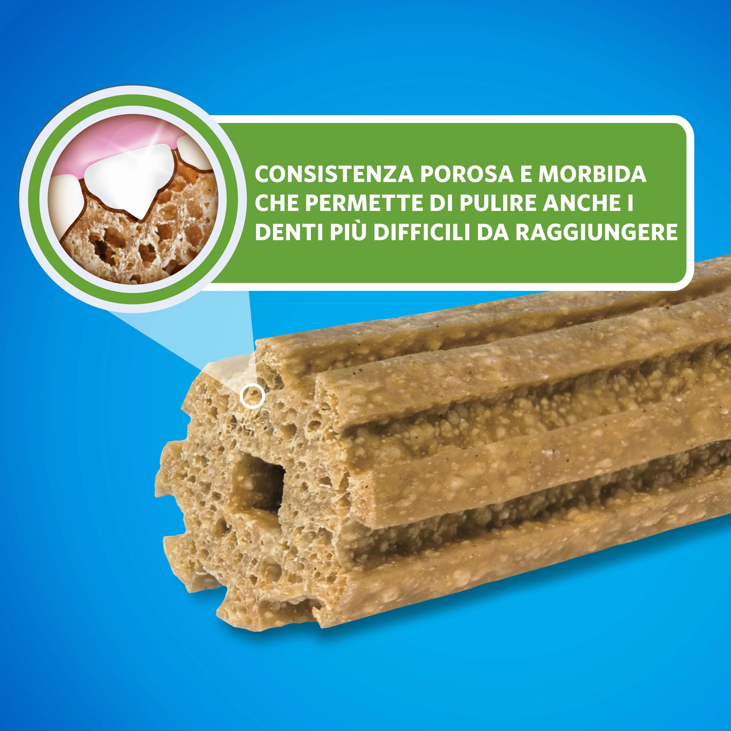 PURINA DENTALIFE Daily Oral Care Snack per l'Igiene Orale per Cani Adulti Extra Small 6 Confezioni da 7 Stick
