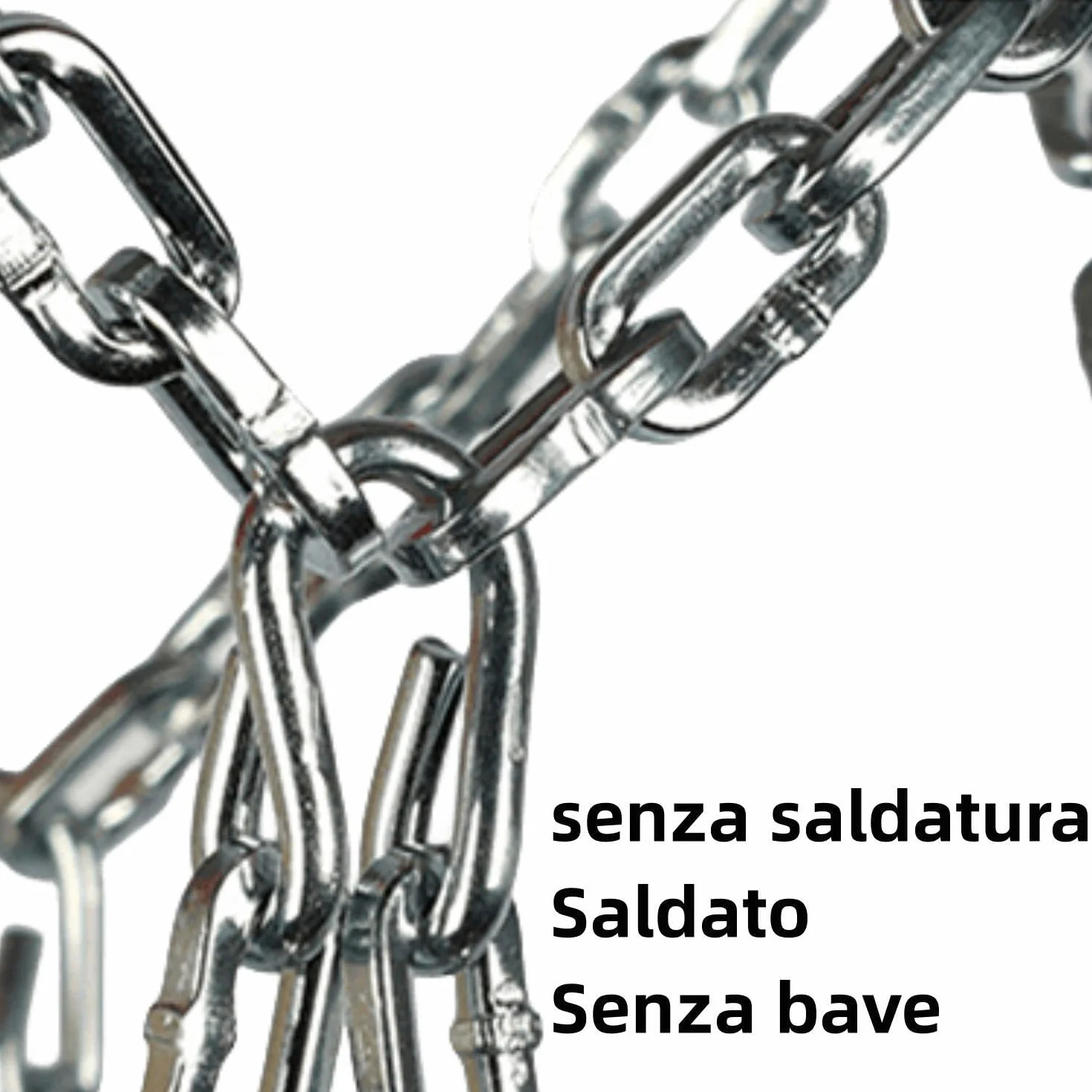 Aoser Rete Da Basket Resistente Con Catena Argento Metallizzato