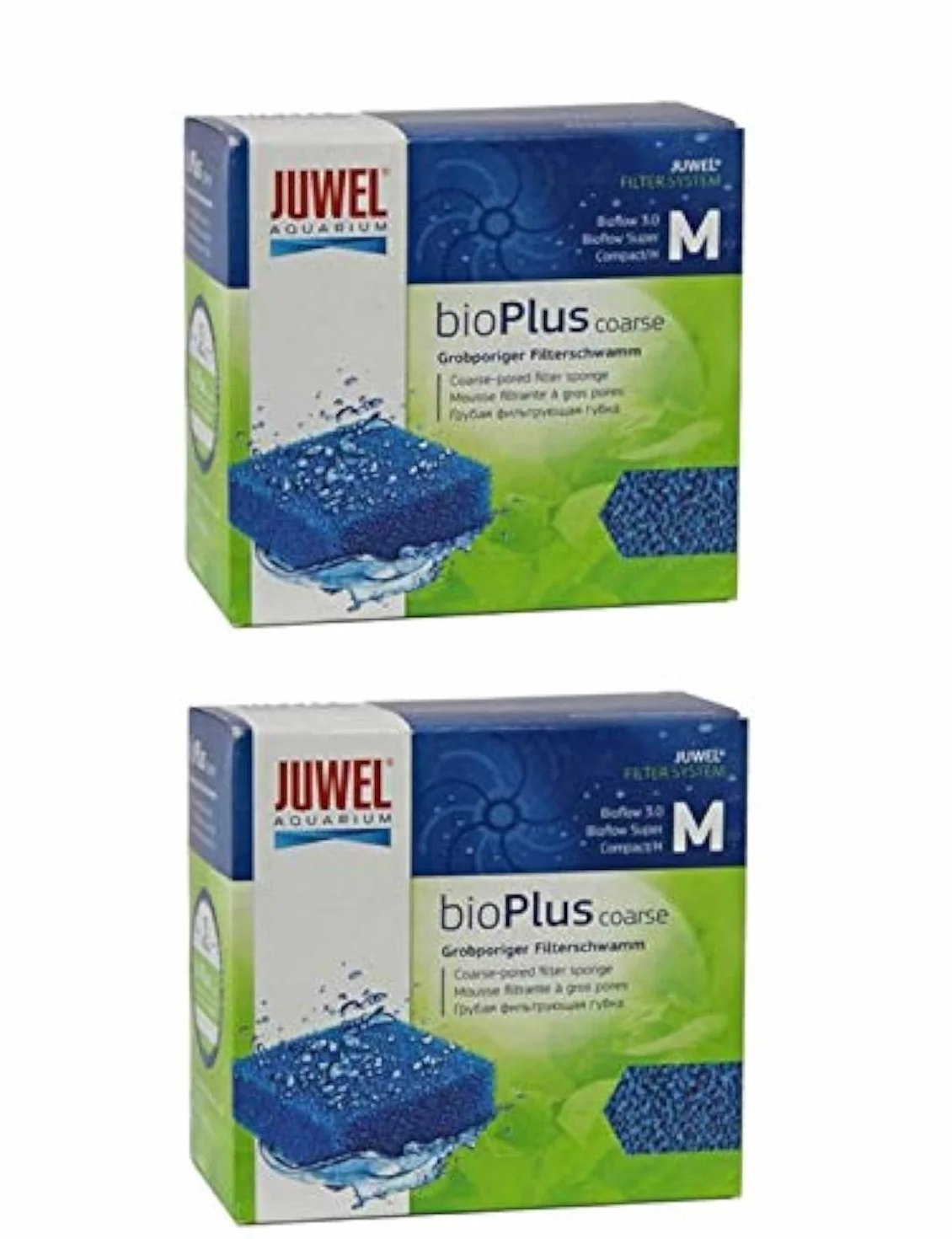JUWEL 2 spugne filtro bioPlus grossolana M Coarse J (6,75 €/st.)