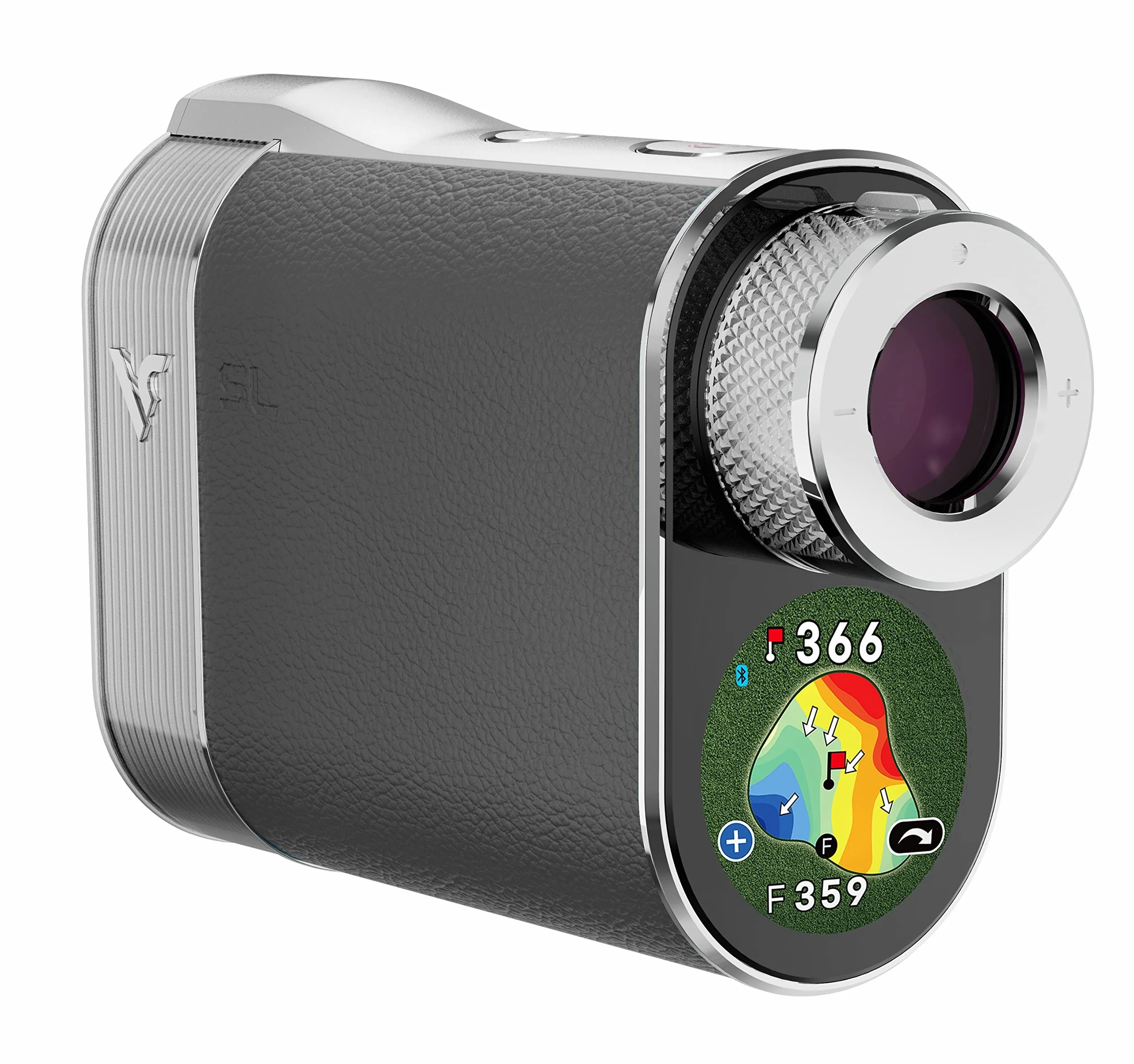 Voice Caddie SL3 GPS da golf e telemetro con funzione Pin Tracer, integrazione Slope e schermo LCD touchscreen a colori