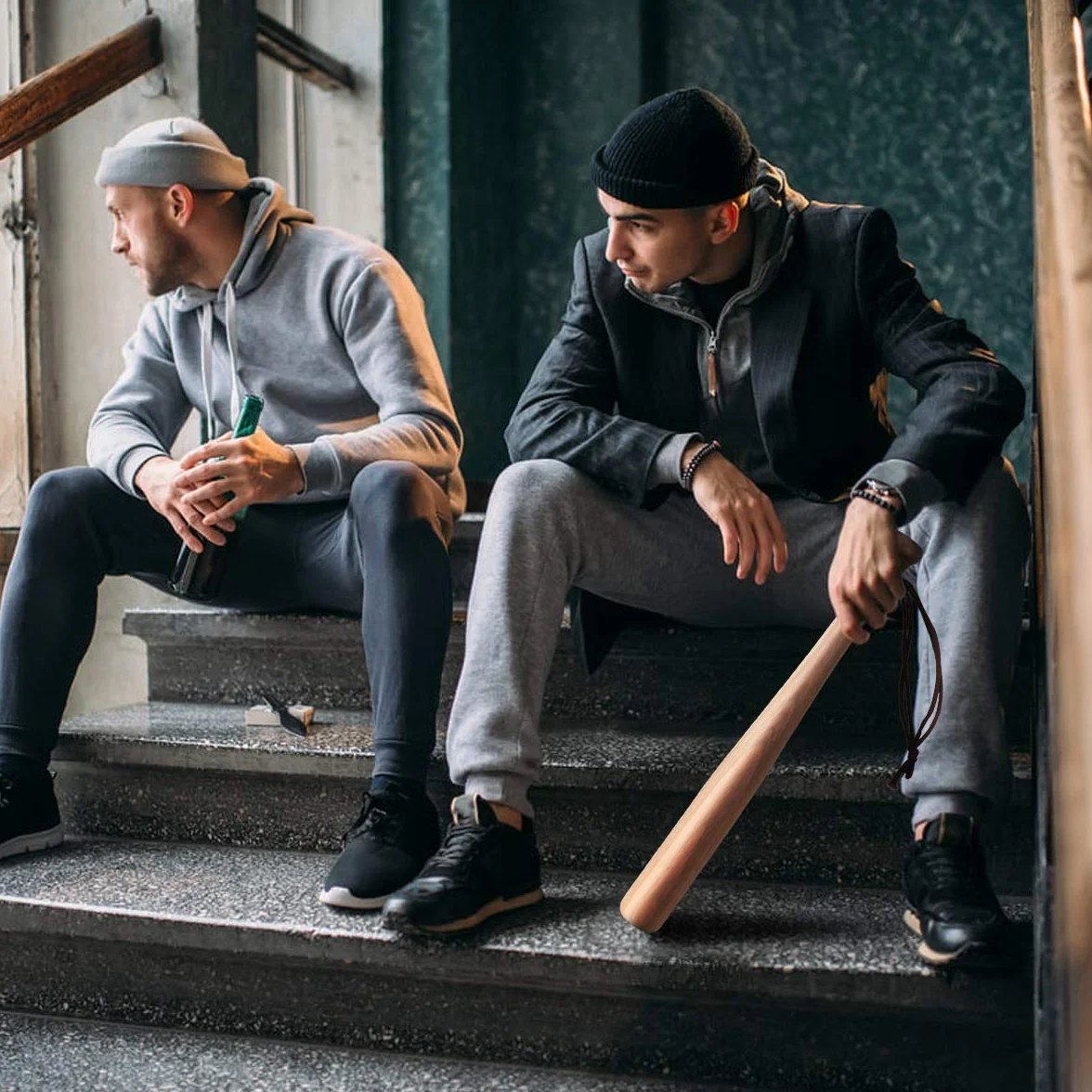 Mazza da baseball in lega di alluminio 32" con impugnatura in gomma