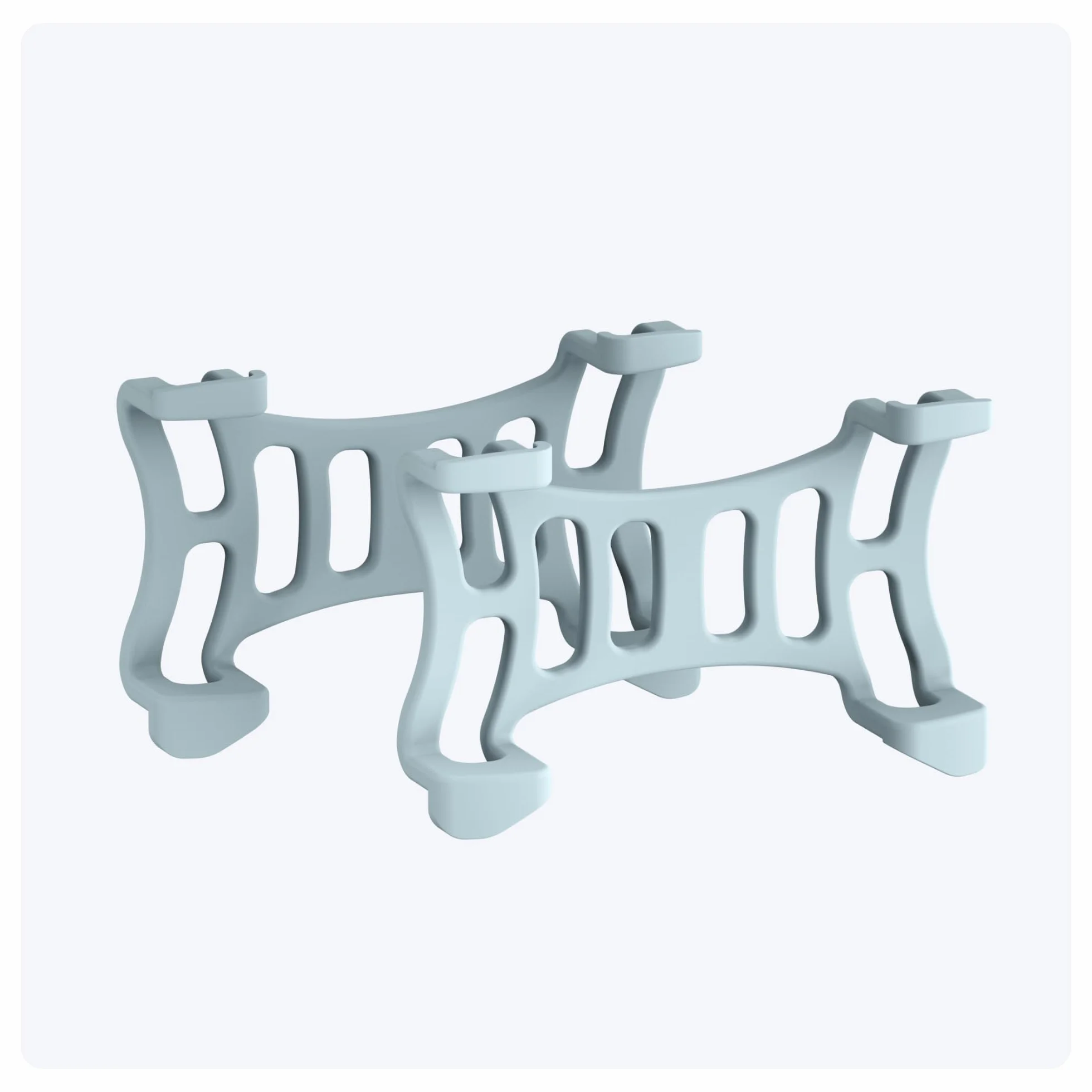 Tractive - 2 clip di gomma per GPS per cani Tractive DOG 6 (menta)