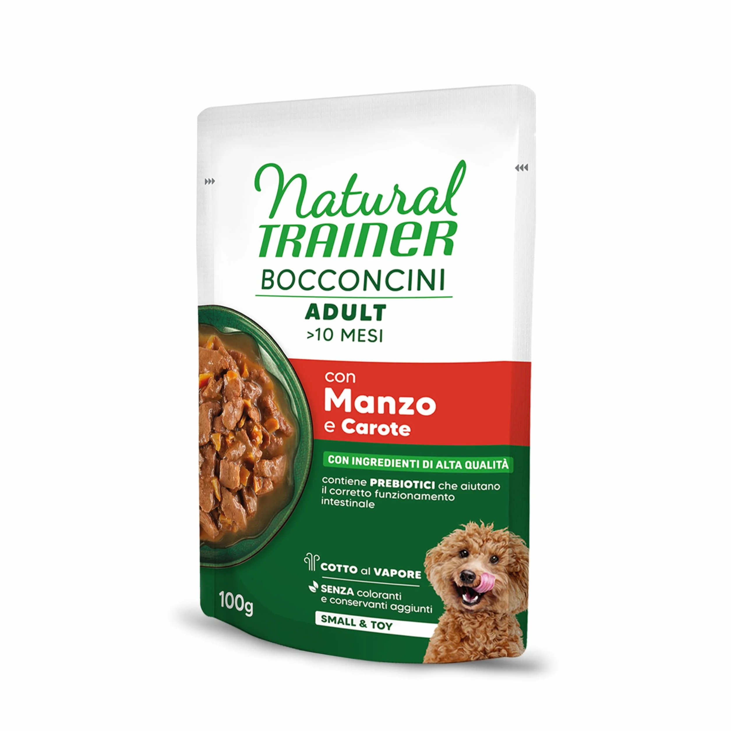 Natural Trainer Bocconcini per Cane Small & Toy con Manzo - 24 x 100g