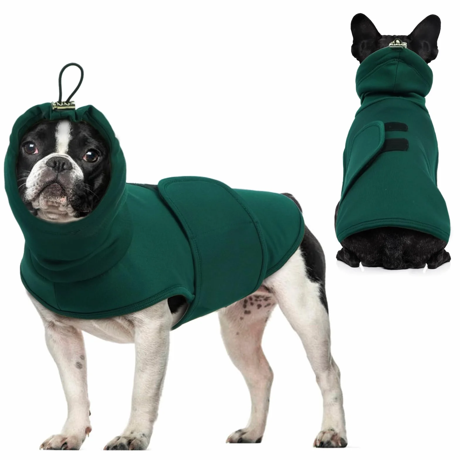 Giacca Ansiolitica Per Cani Cappotto Anti-Ansia Con Cappuccio Calmante Leggero XS