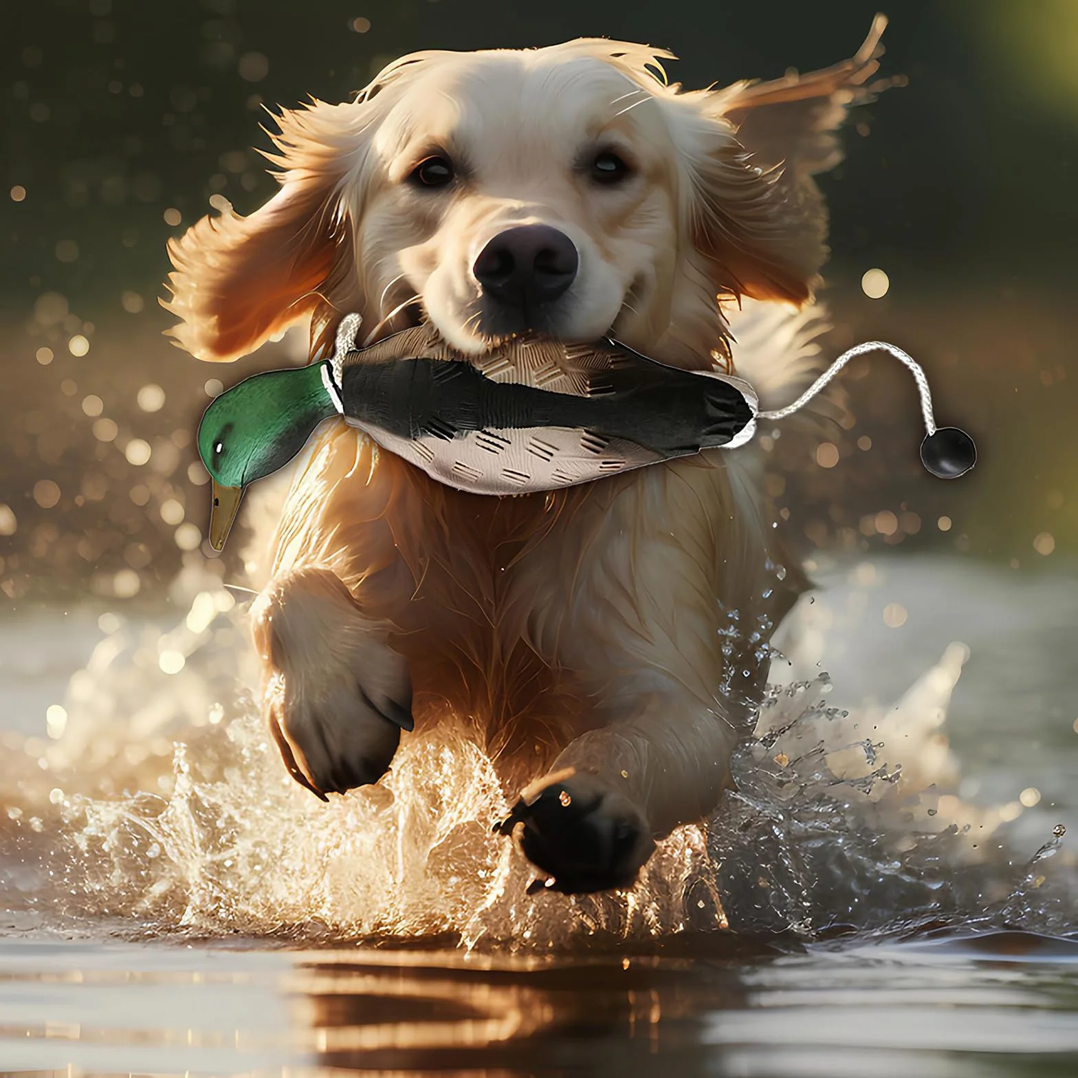 Anatra Giocattolo per Addestramento Cani, Dummy per Cani, Giocattolo Accessori per Cane da Caccia, Accessori per Cani da Caccia per L'addestramento delle Abilità dei Cani da Caccia Retriever