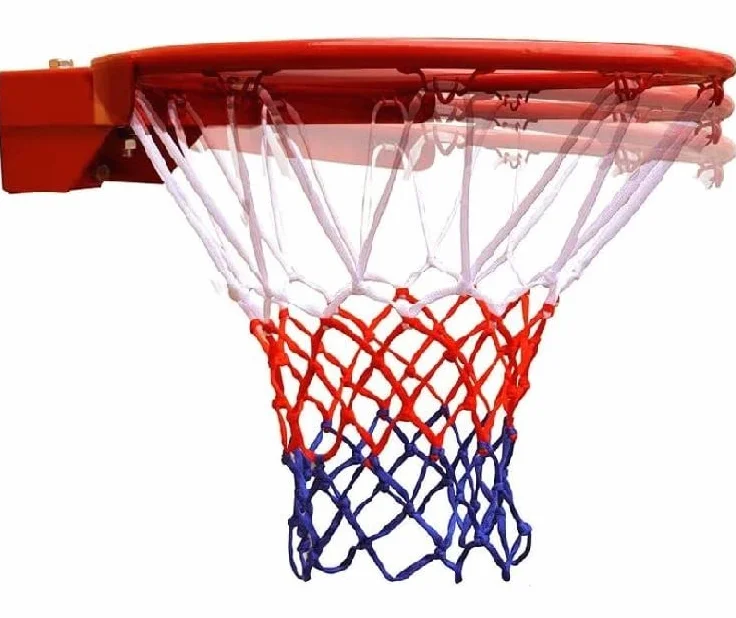 Canestro da basket con molla per schiacciate, rosso da 45 cm