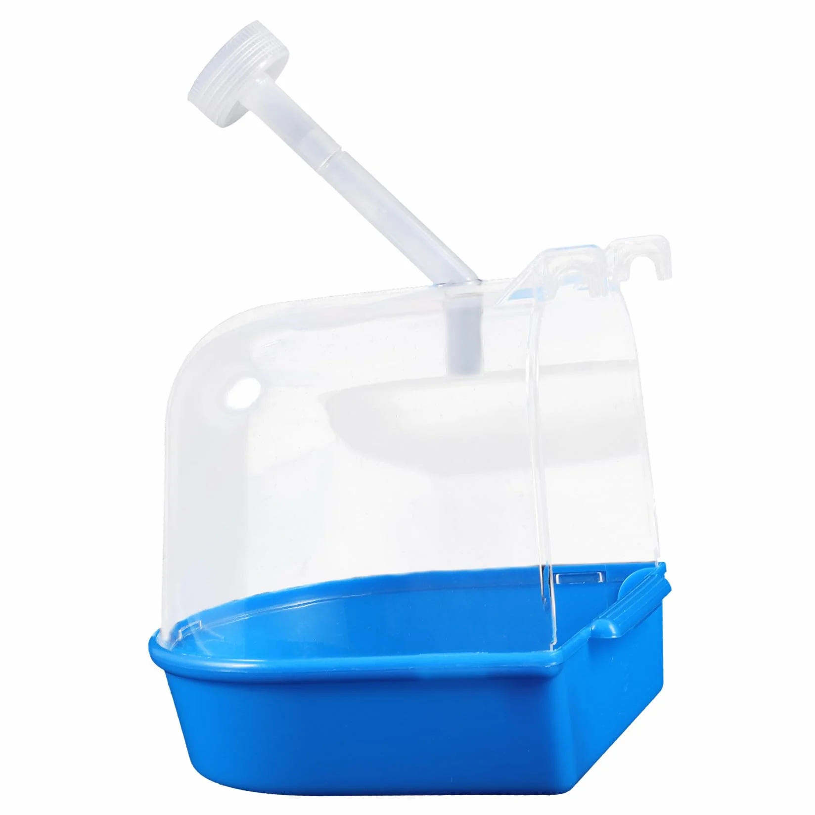 Gatuida Vasca da Bagno per Uccelli in Plastica Vassoio Rimovibile, Dimensioni Grandi per Pappagalli e Uccelli Domestici, per Gabbie e Bagni Comodi