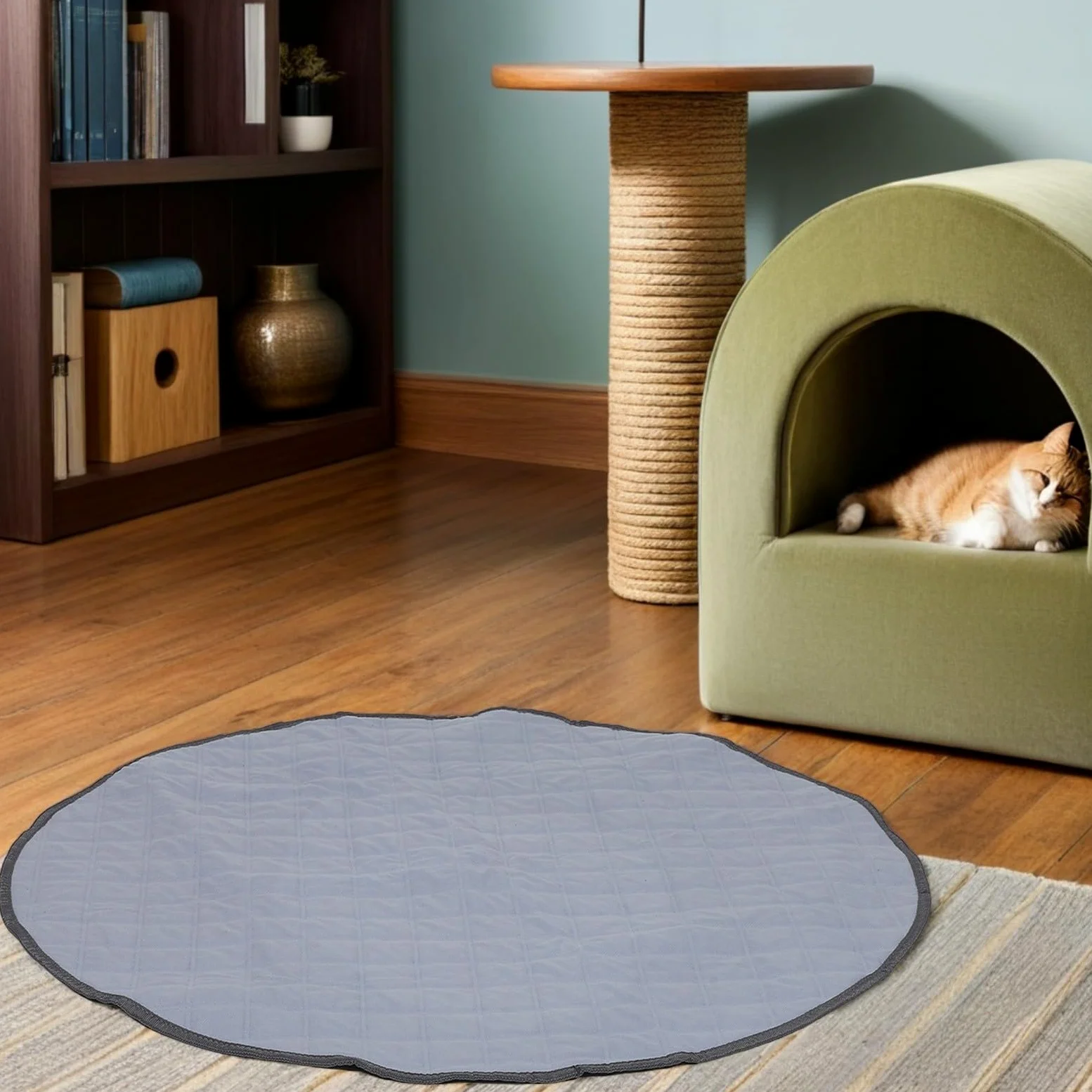 Tappetini Igienici per Cani e Gatti Riutilizzabili in Flanella, Impermeabili e Facili da Pulire, per Viaggio la Cura Notturna degli Animali Domestici