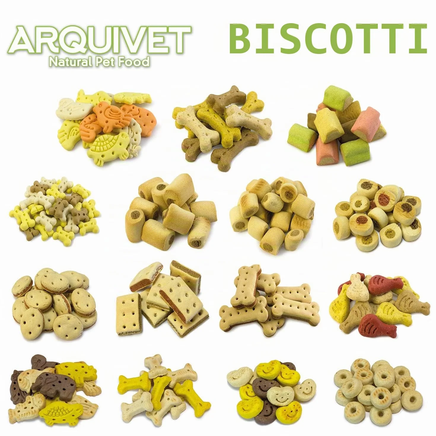 ARQUIVET Biscotti per cani "Smiles" - 200 gr- Snack per cani - Premi per cani