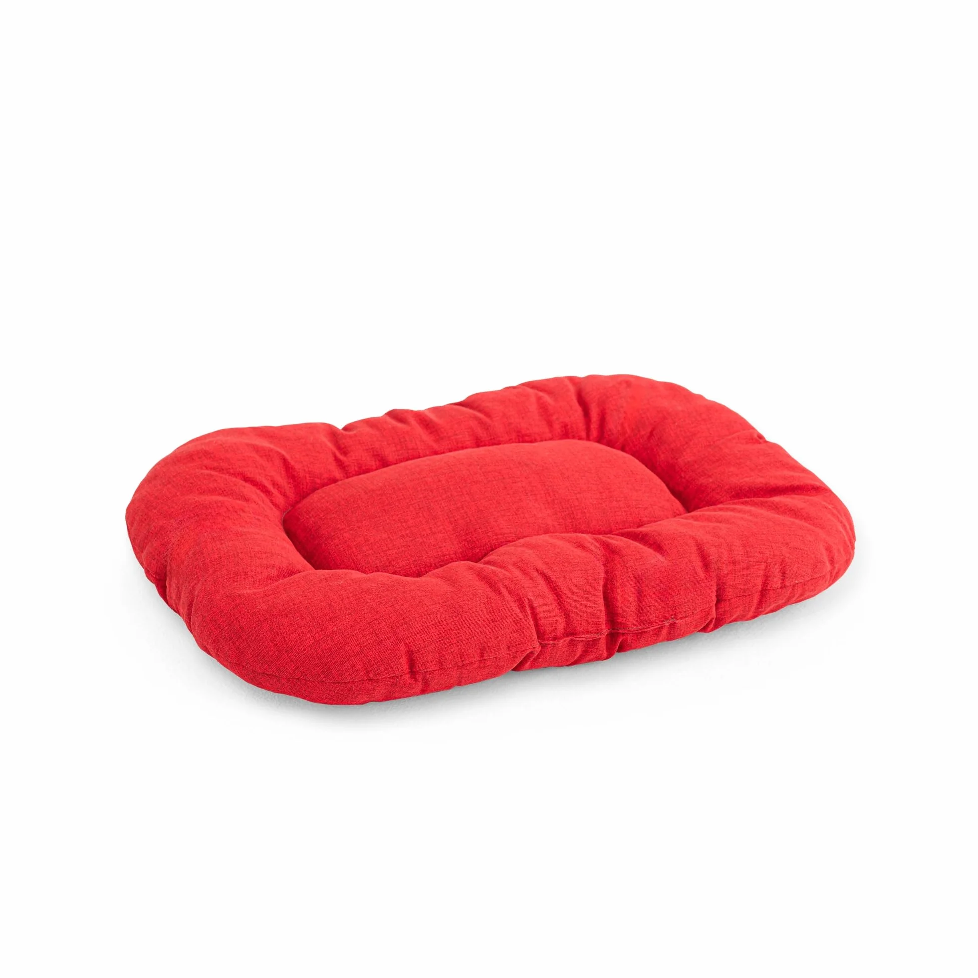 Letto e Cuscino per Cani e Gatti da Interno, Morbido, Design Confortevole in Tessuto Resistente – Cuccia per Cani da Interno in Varie Misure e Colori (rosso, cm.60x45)