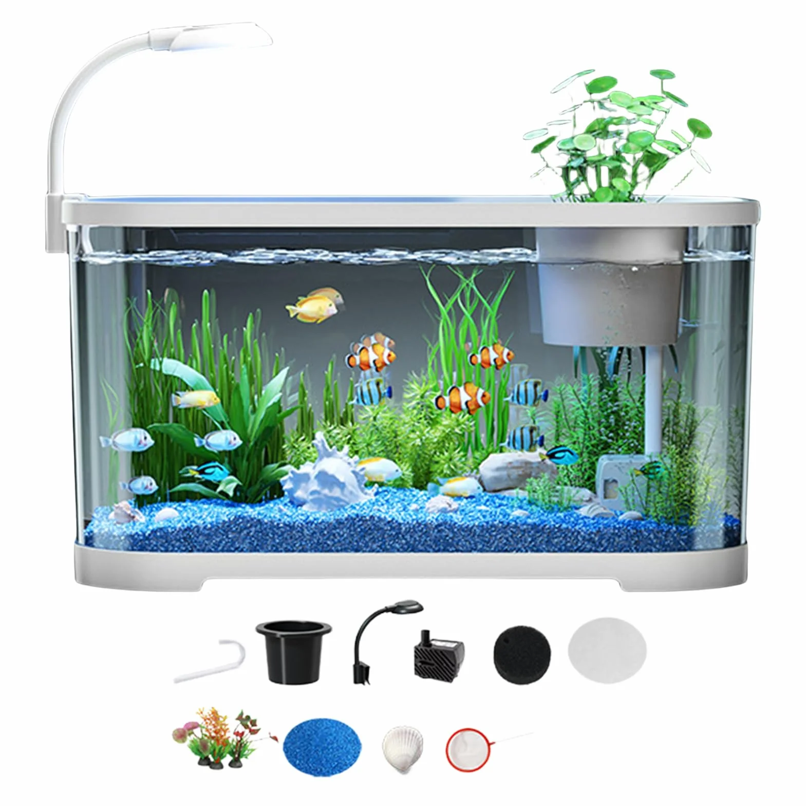 Kit Per Principianti Di Acquari ABS Decorazioni Per Tartarughe Terrestri Rane
