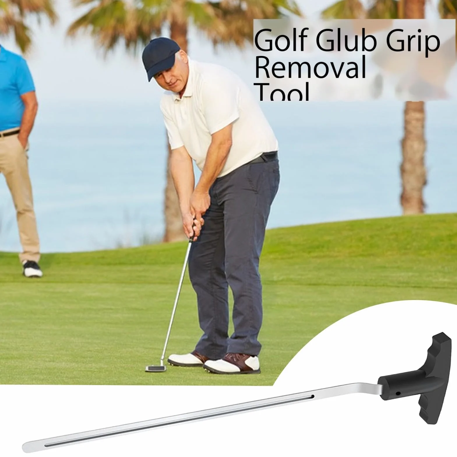 Golf Grip Remover Tool, Grip Removal & Installation Aid for Golf Grip Replacement