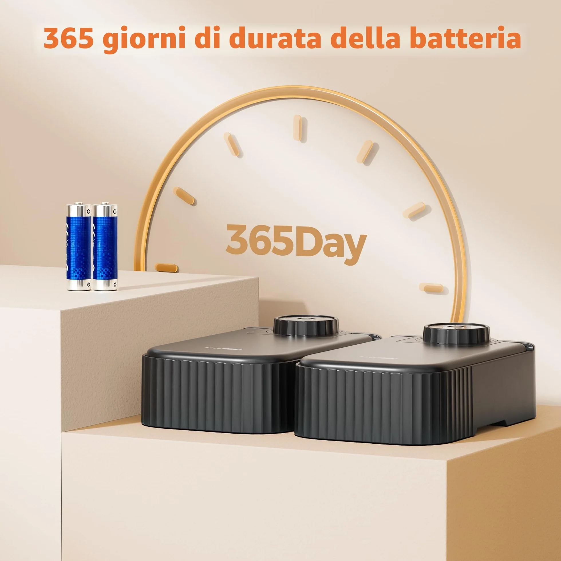 Distributore Automatico Cibo Gatti Umido: Dispenser Crocchette Gatto con Timer di 48 Ore - Dosatore Crocchette per Gatti senza Fili con 1 AA Batteria - Pasti Fino a 350g Ciascuno - Nero