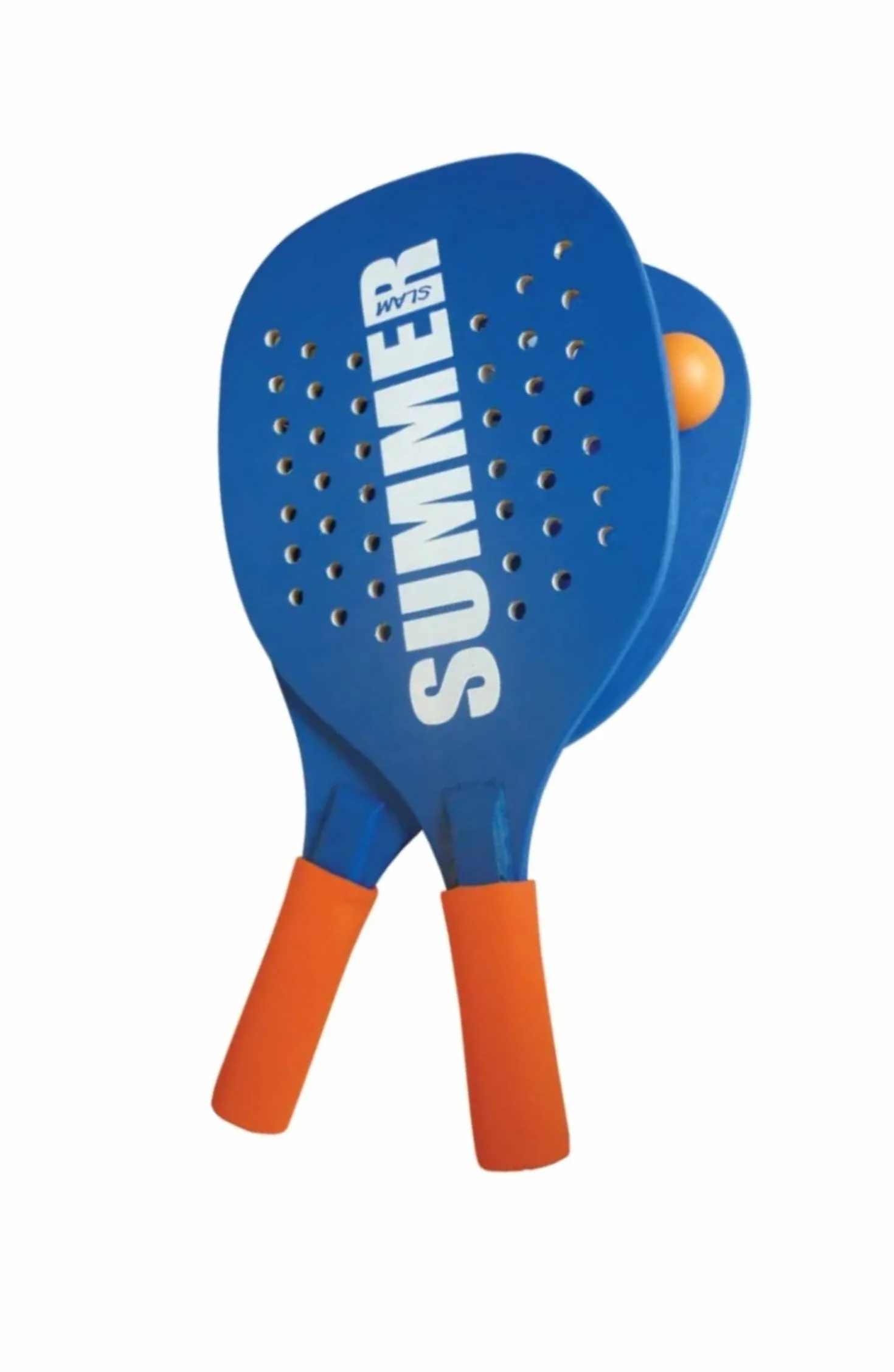Coppia Racchette da Spiaggia Summer Padel Beach Tennis Set Legno Mare Giardino