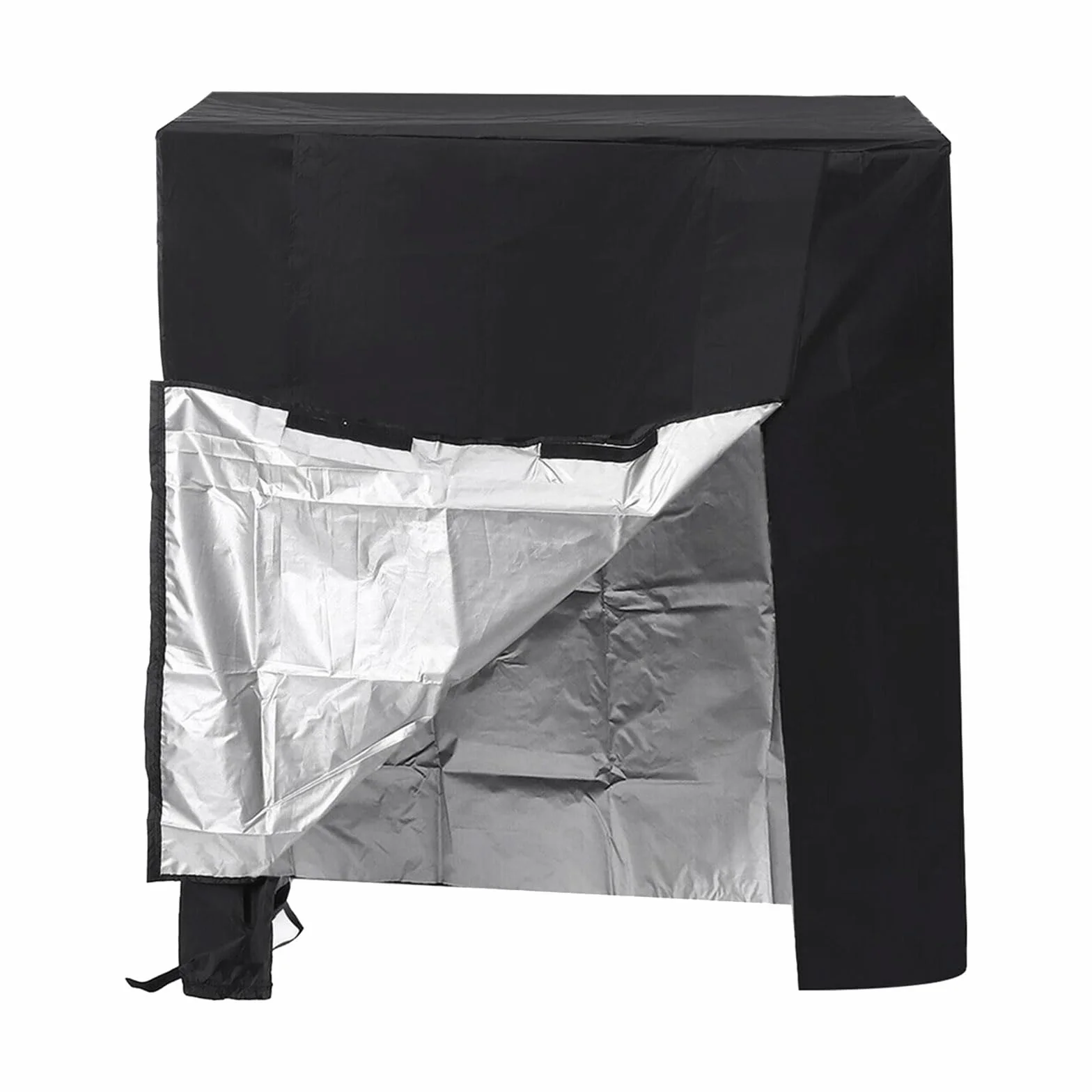 Copertura per gabbia per uccelli, impermeabile, buona notte, grande copertura protettiva per gabbie di pappagallo, blackout universale per gabbie quadrate, nero, 122 x 104 x 69 cm