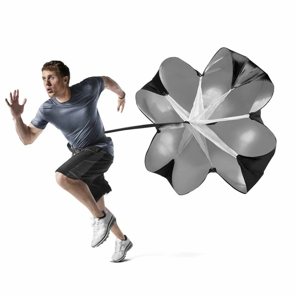Paracadute di Resistenza Paracadute per Allenamento, per Allenamento velocità e Corsa Migliorare velocità, Resistenza, Forza e Accelerazione