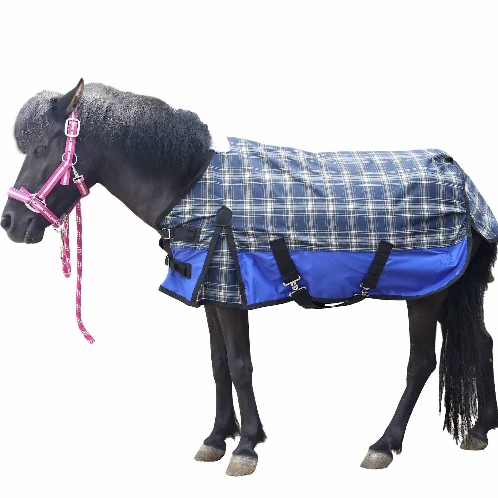 LEAFOREST 600D poliestere impermeabile cavallo pony tappeto, blu, 99,1 cm