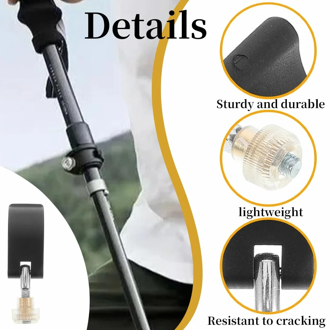 Bastoncini da trekking morsetti neri 14 mm pezzo di ricambio