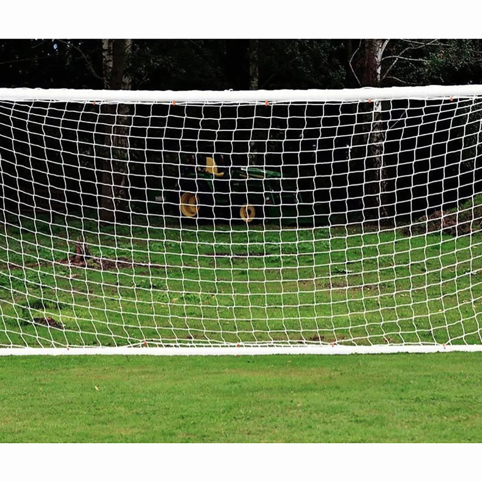 Jenngaoo Rete da Calcio in Polietilene Piena Grandezza per Rete di Calcio di Ricambio per Palo di Bus di Calcio per Allenamento Partita di Sport