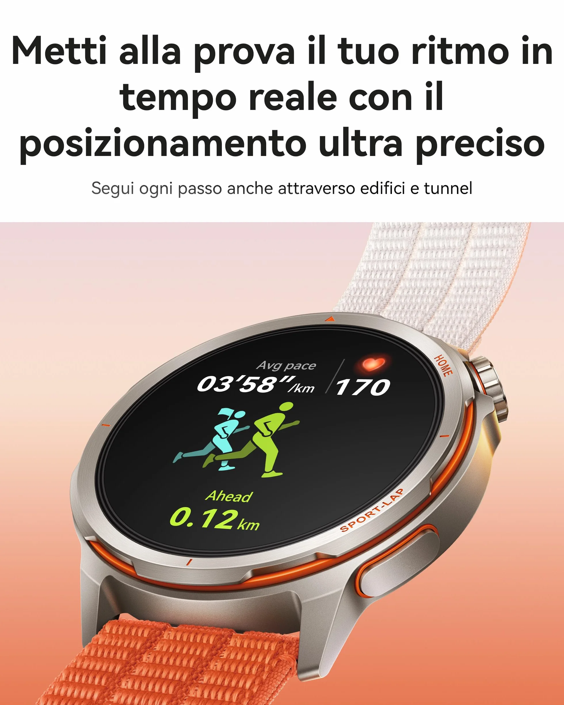 HUAWEI WATCH GT Runner 2 Smartwatch per Uomo, fino a 14 Giorni, Modalità Maratona, Monitoraggio della Salute, HRV, ECG, SpO2, Monitoraggio del Sonno, GPS, Pagamenti NFC, iOS e Android, Blu