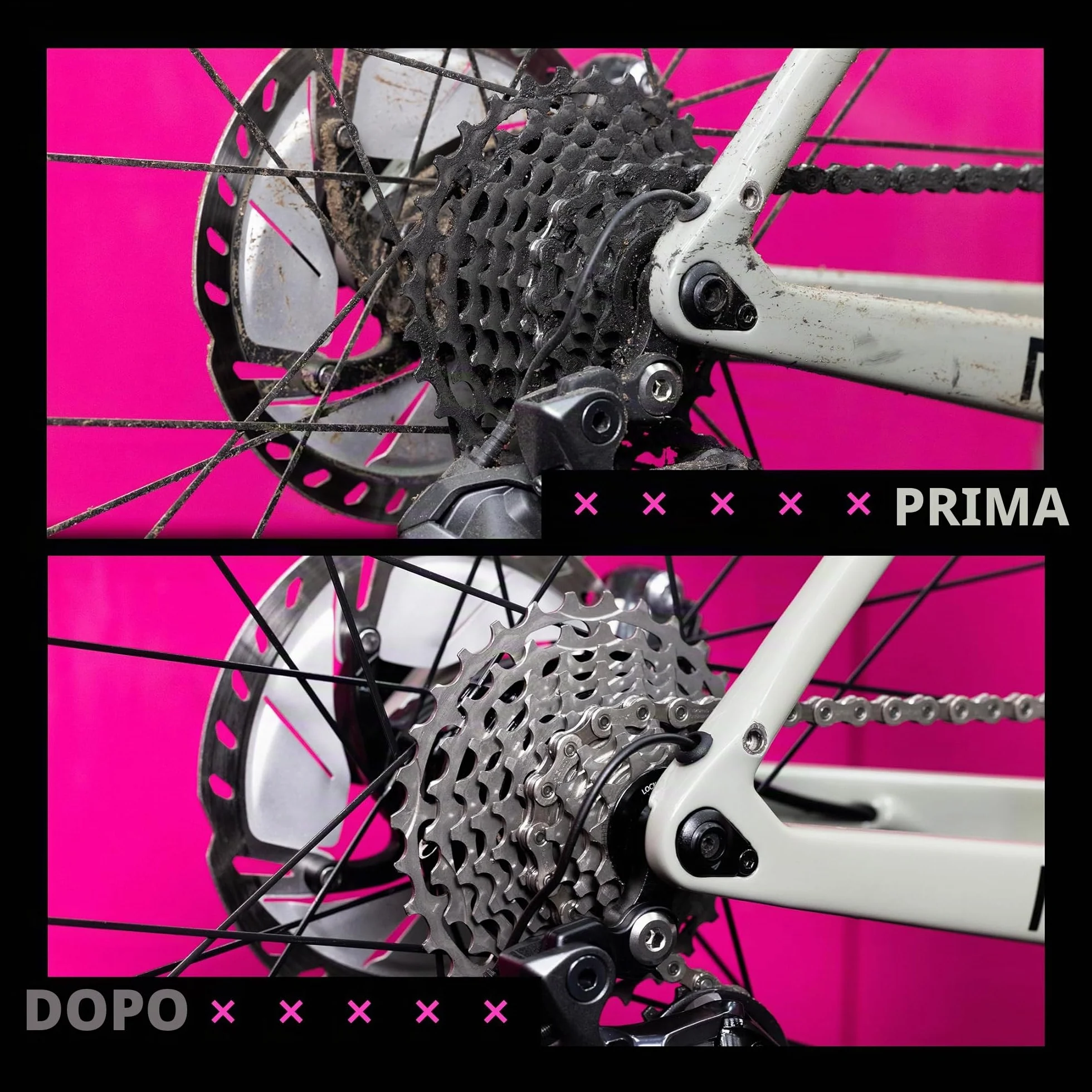 Muc-Off Bio Drivetrain Cleaner, 500 ml - Spray Pulisci Catena Bici e Sgrassatore Catena Bici - Efficace e Biodegradabile - Per la Pulizia Catena Bici di Ogni Tipo