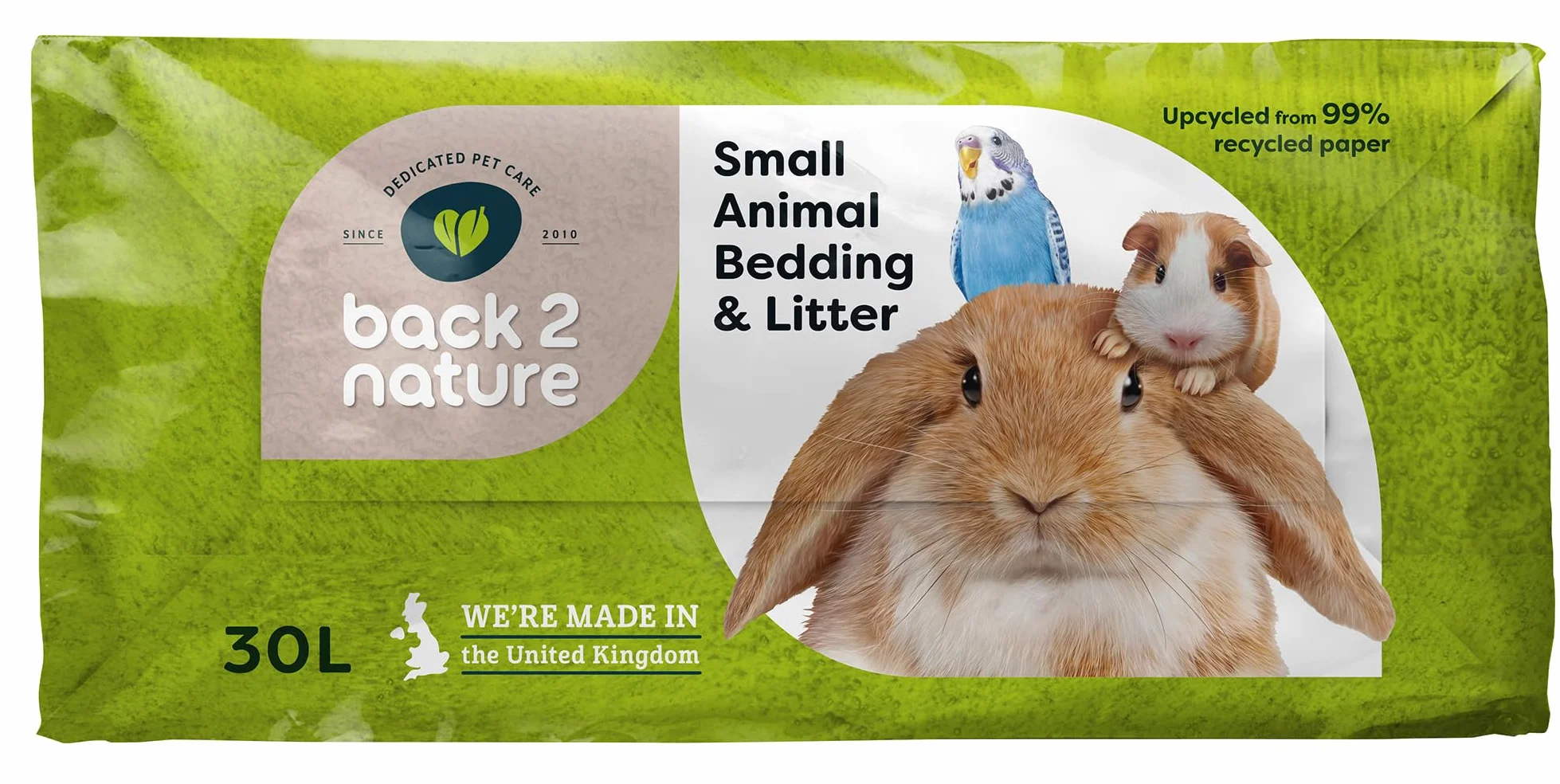 Back 2 Nature Biancheria da Letto per Animali - 30 L