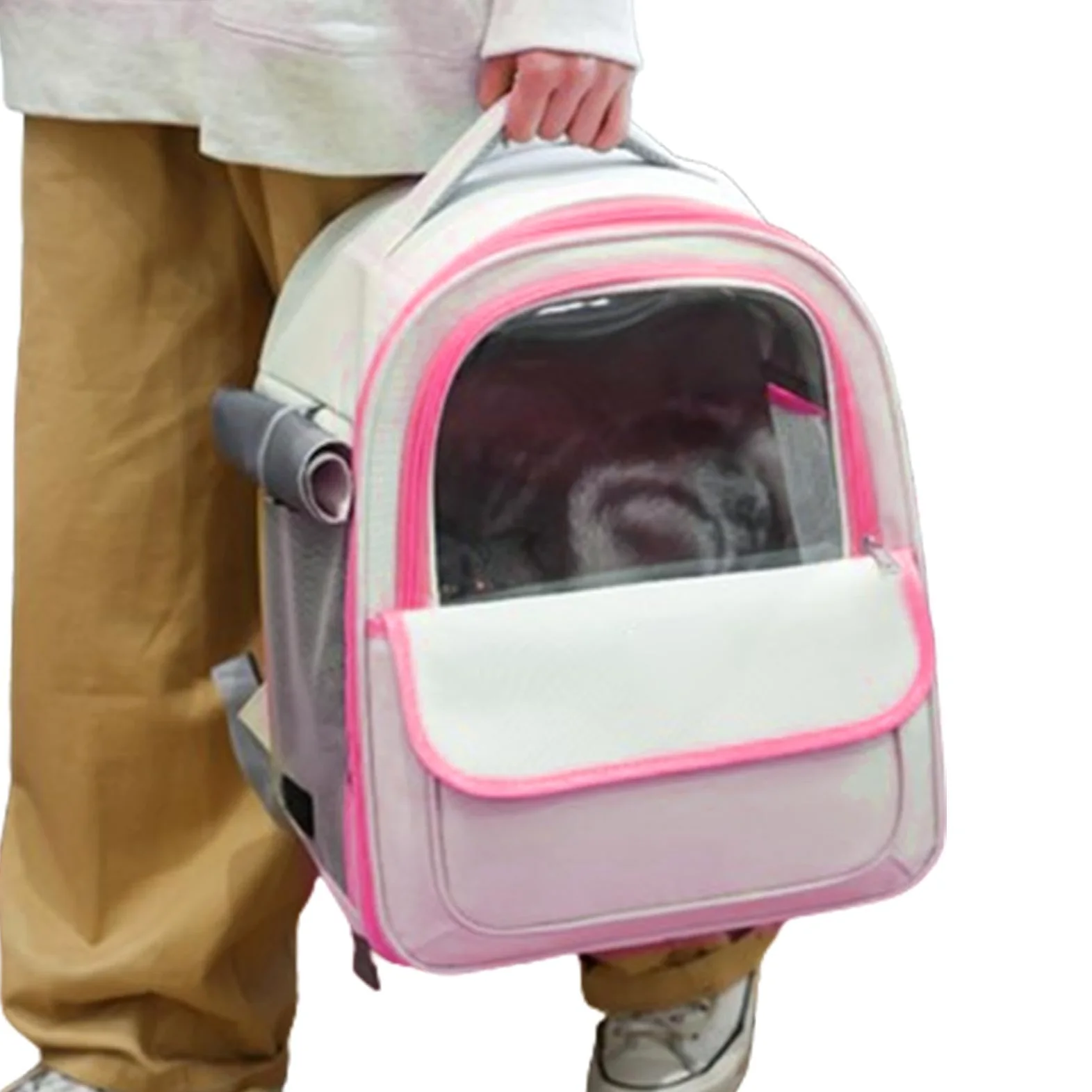 Borsa da trasporto a bolle per gatti, zaino per gatti Borsa zaino comoda e | Zaino portaoggetti Zaino per animali domestici per viaggi all'aperto, escursioni, campeggio,