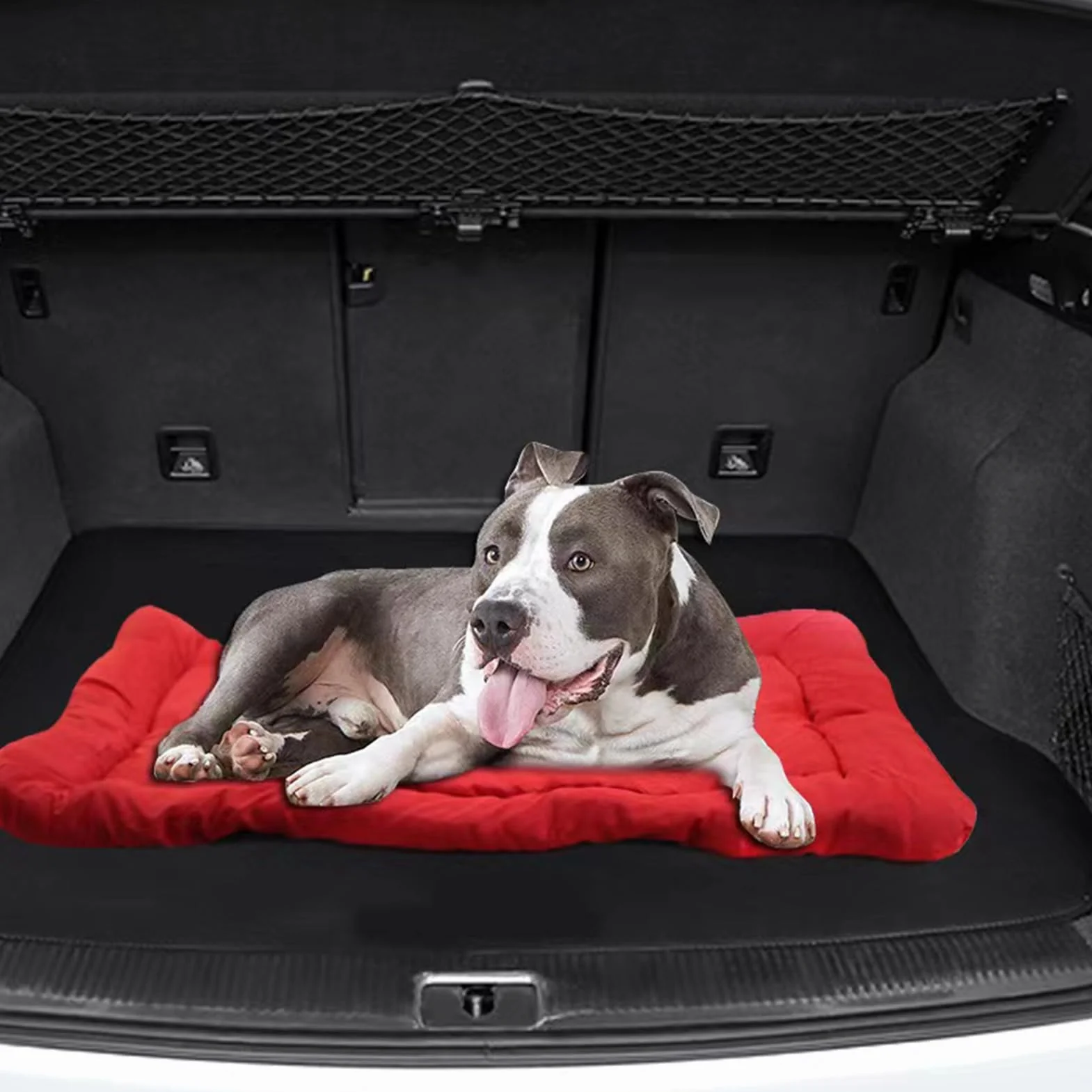 Generico Outdoor Dog Bed, Portable Camping Travel Dogs Couch, Waterproof Cloth Washable Waterproof Roll-Up Pet Mat, Suitable for Small, Medium, Large Breeds, Ideal for Indoor, Outdoor, 90x60x3cm