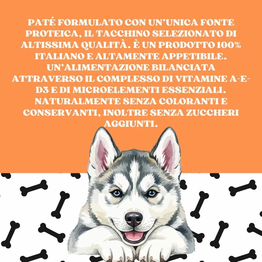 Monge Monoprotein cane, umido monoproteico per cani di tutte le taglie gusto SOLO TACCHINO formula grainfree | 12 vaschette da 150 grammi l'una.