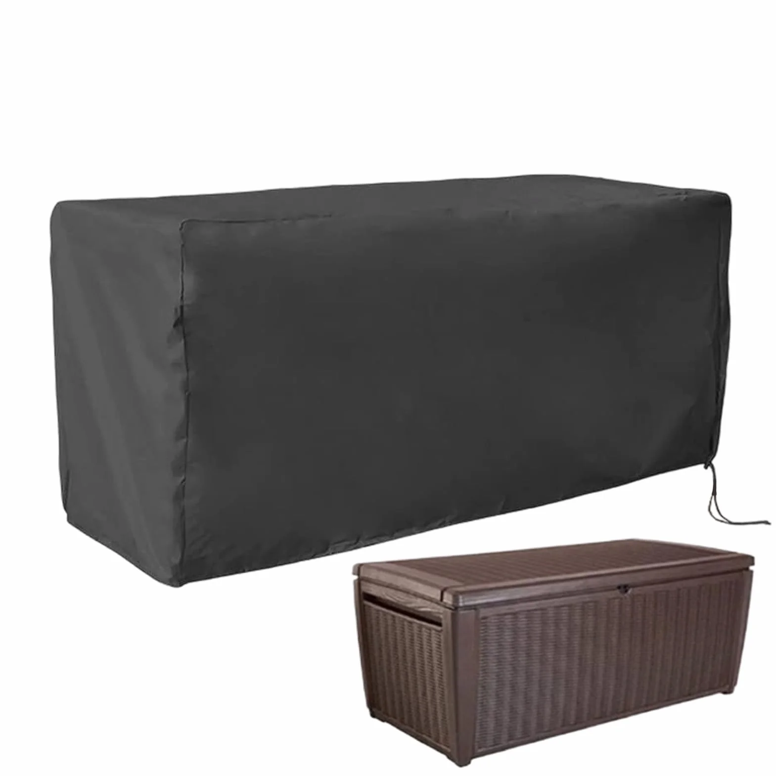Coperture Impermeabili per Box da Esterno | Fodera Protettiva Anti-Usura - Copri Scatole da Esterno Protetto UV per Spiaggia, Patio, Giardino, , Pontile, , Terrazza, Balcone