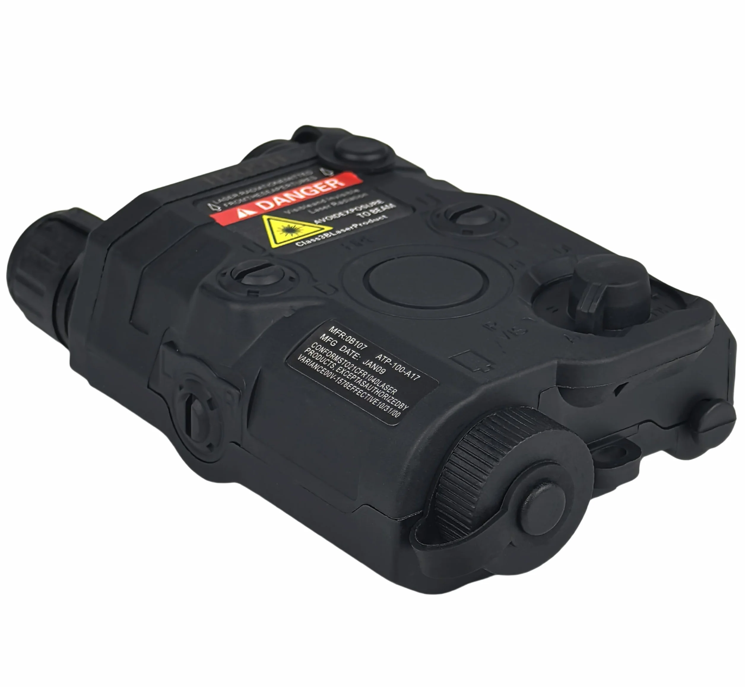 ATAIRSOFT FMA, Batteria Finta per Fucili da Softair, PEQ-15, Modello Navy Seal, AEG, Colore Nero, TB493.