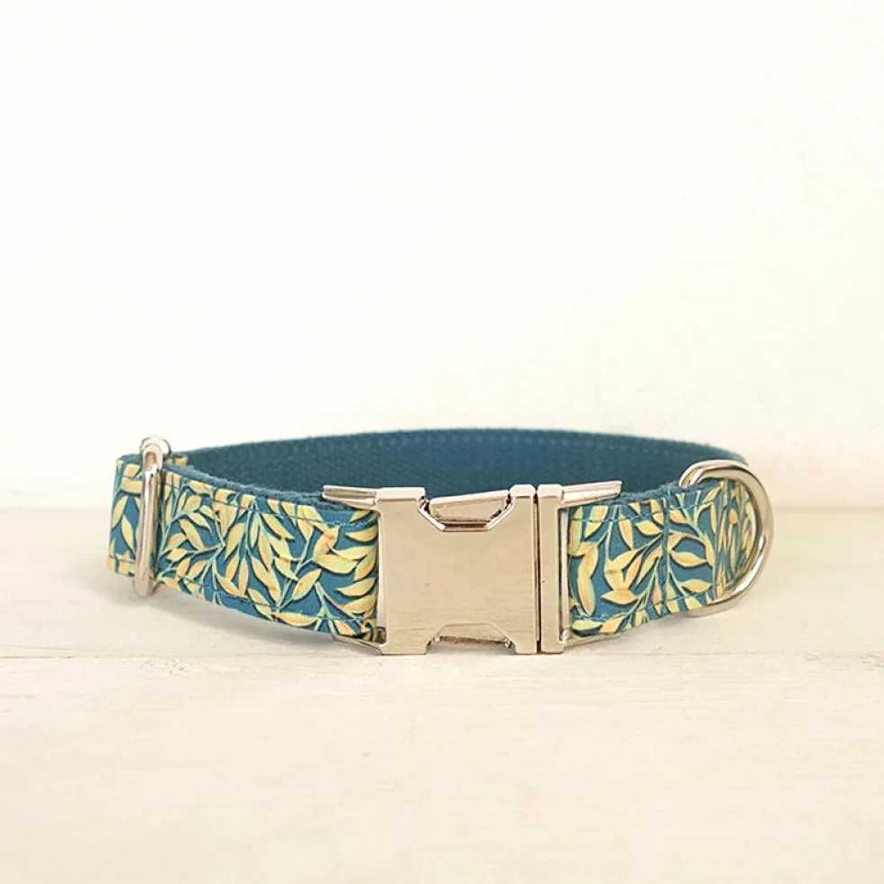 Collare per Cani Collare per Animali Domestici Collare per Animali da Compagnia in Nylon Resistente Personalizzato con Nome identificativo inciso