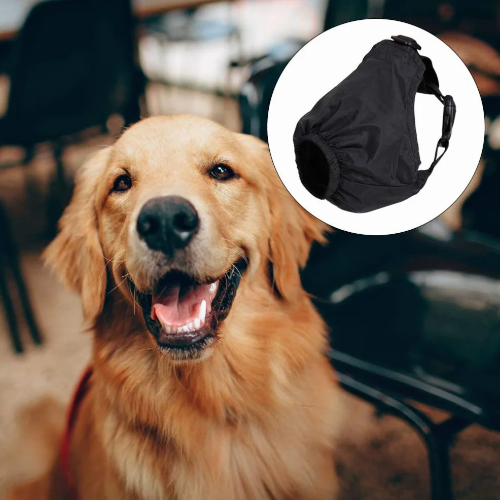 POPETPOP Berretto calmante per cane mascherina occhi animali compagnia ansia ombreggiatura fascia toelettatura anti morso