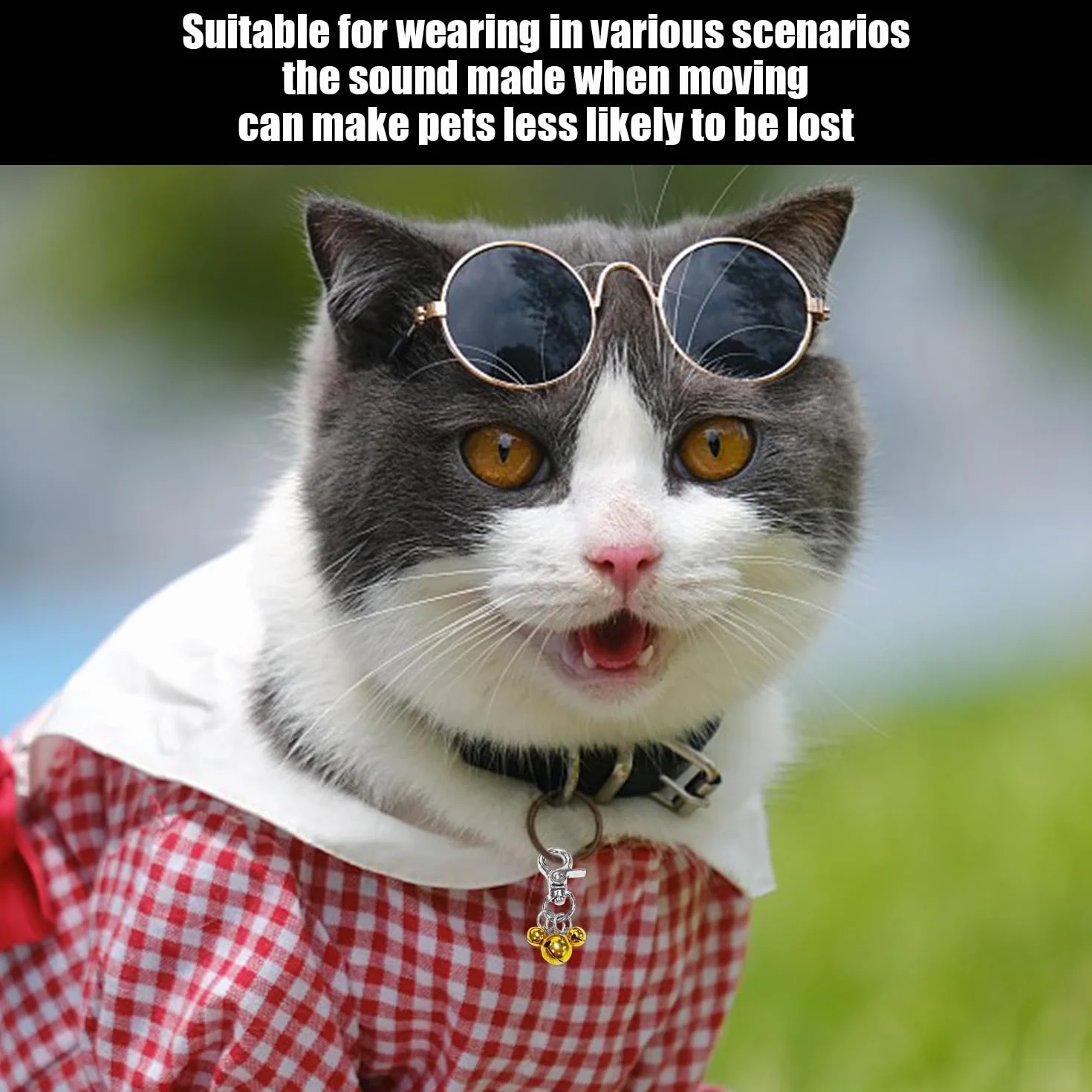 2 Campanelli Per Collare Per Animali Domestici, Decorazione Per Collare Per Animali Domestici, Campanelli In Metallo, Articoli Per Animali Domestici, Accessori Per Collare Per Animali Domestici