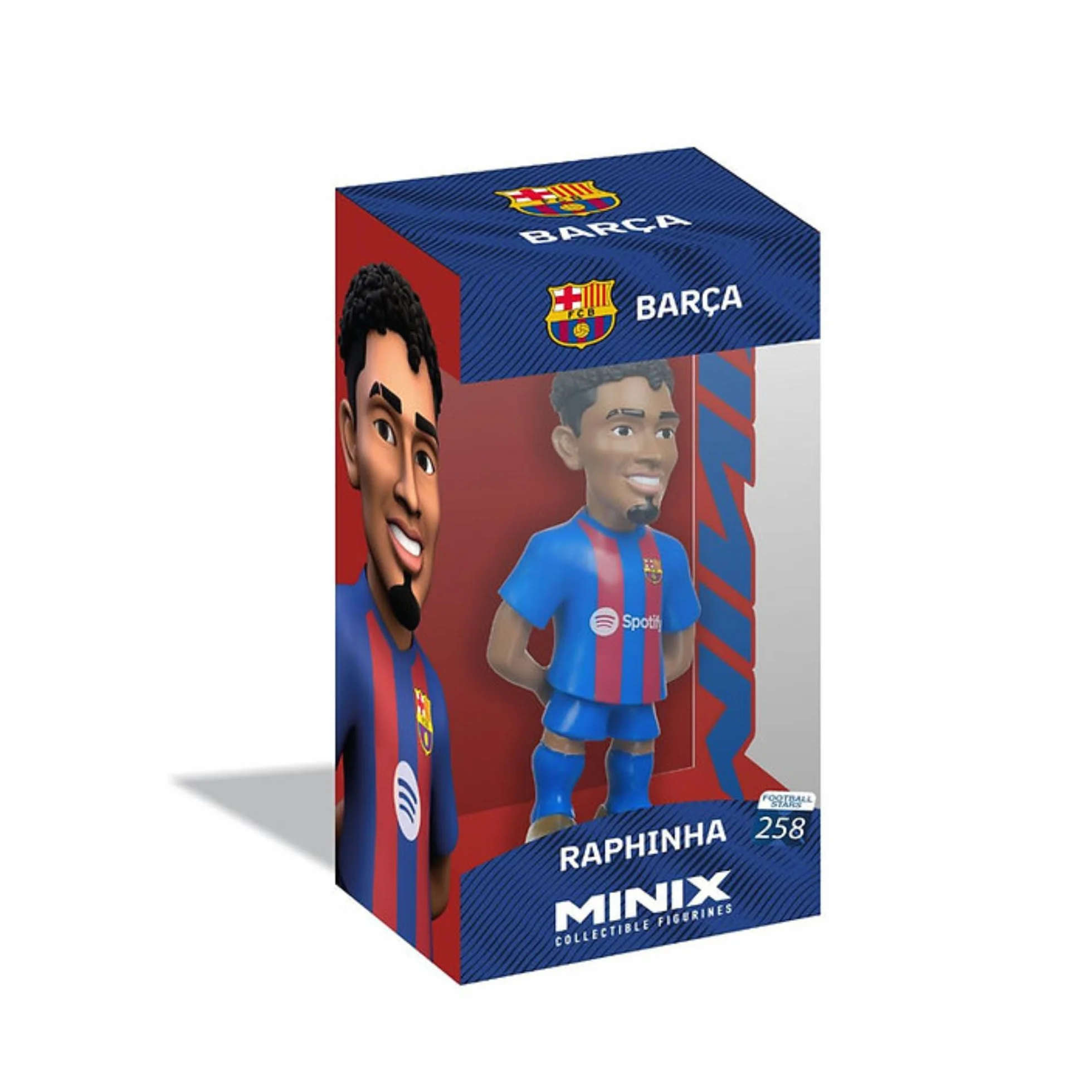 MINIX Football Stars #258 FC Barcelone Raphinha 12 cm Personaggio da collezione