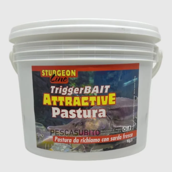 Pastura Pronta per Storione Richiamo Concentrato Esca Pesca Storioni